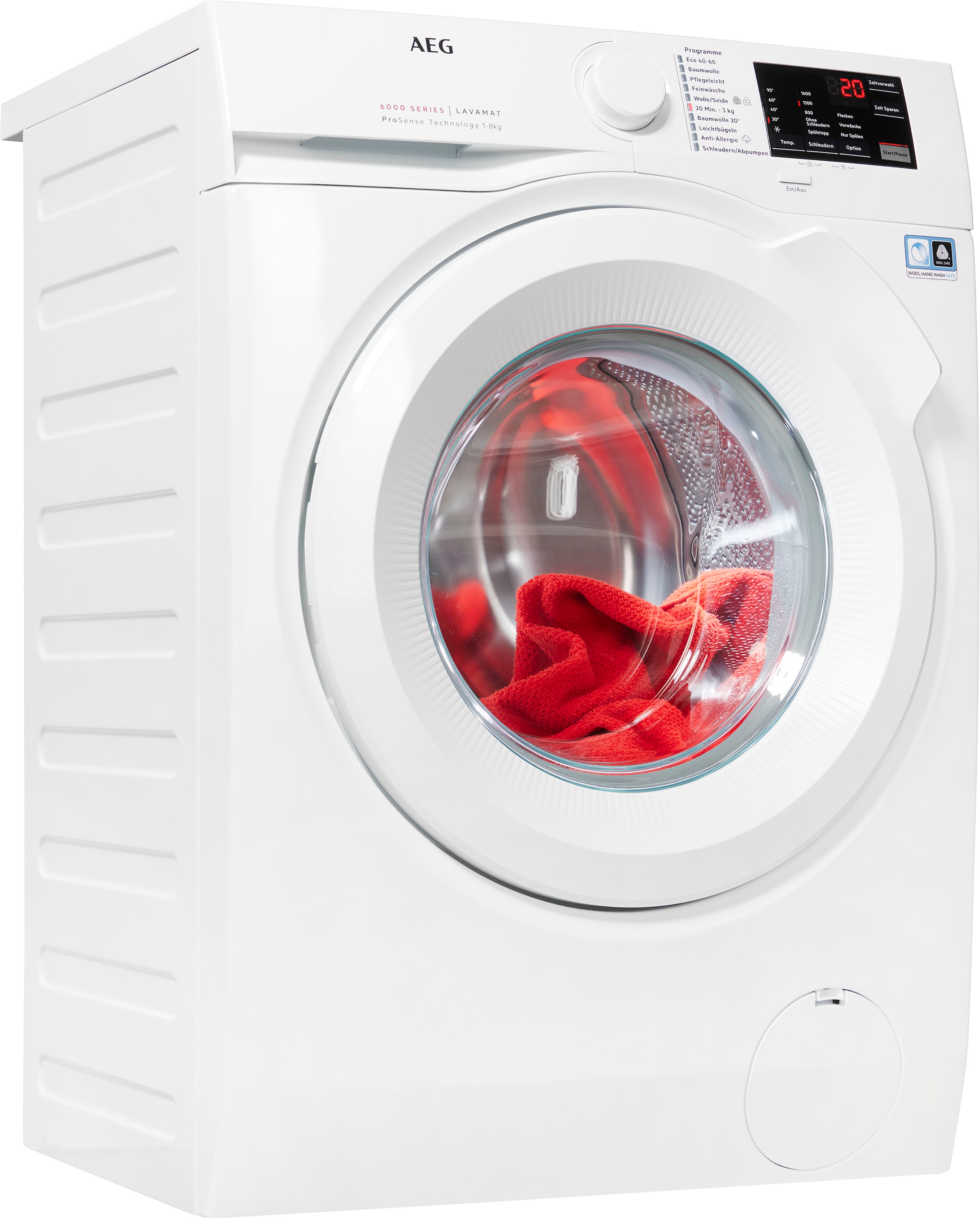 AEG Waschmaschine, Serie 6000, U/min 1600 bei L6FB680FL, kaufen kg, 8 OTTO