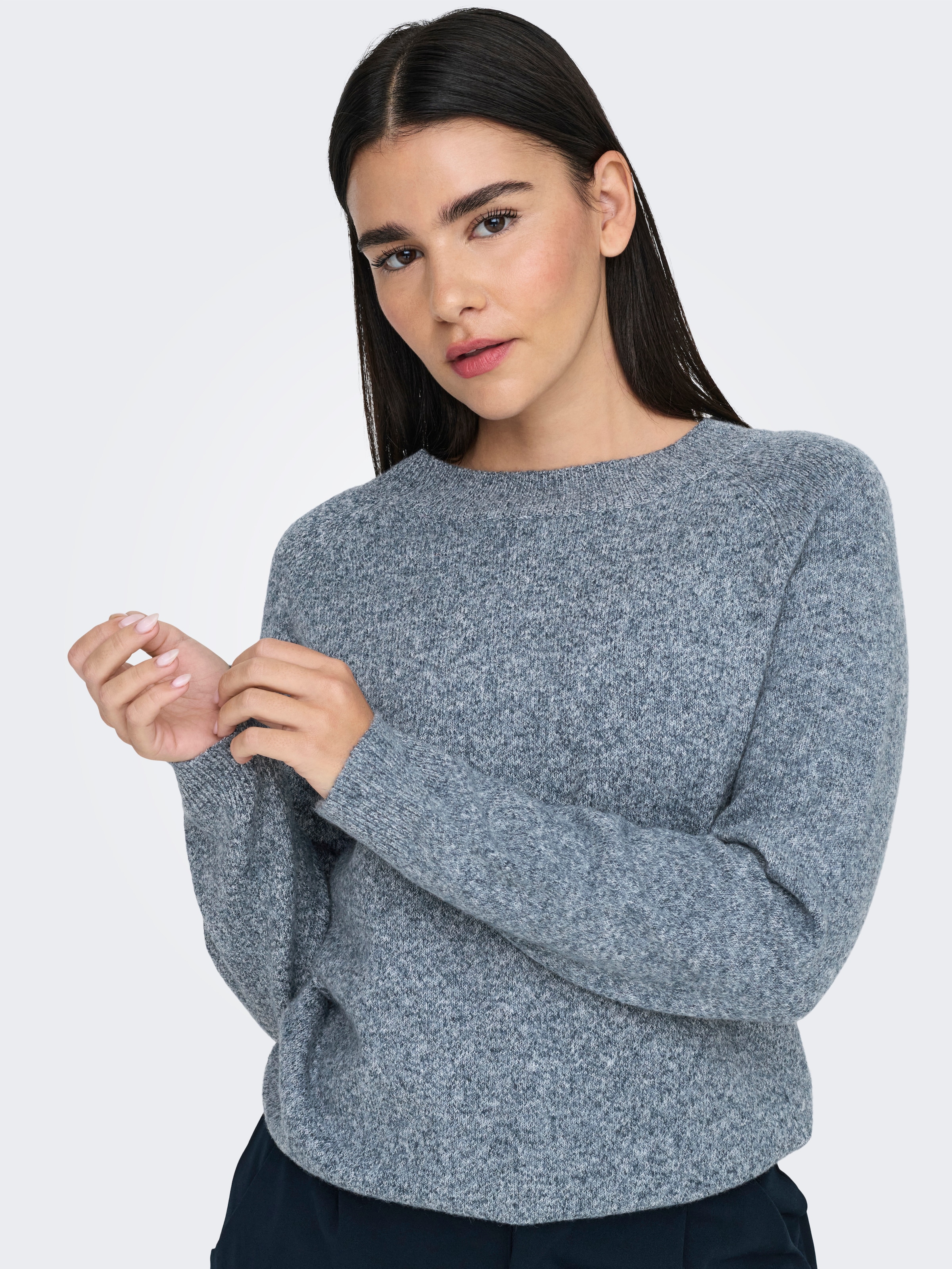 ONLY Rundhalspullover »ONLRICA LIFE L/S PULLOVER KNT NOOS«