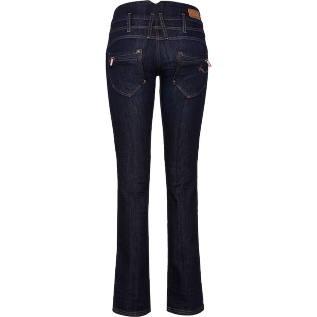 Freeman T. Porter Gerade Jeans »Amelie SDM«, doppelte Passe mit knack PO  Effekt bestellen bei OTTO