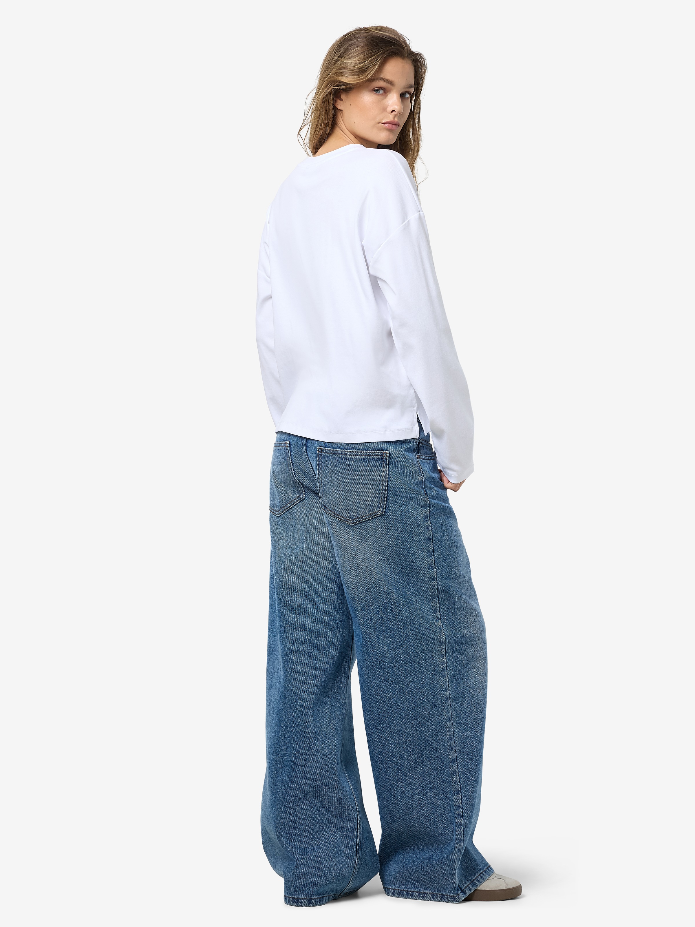 Noisy may Langarmshirt »NMMOCCA L/S REGULAR FIT TOP JRS FWD NOOS«