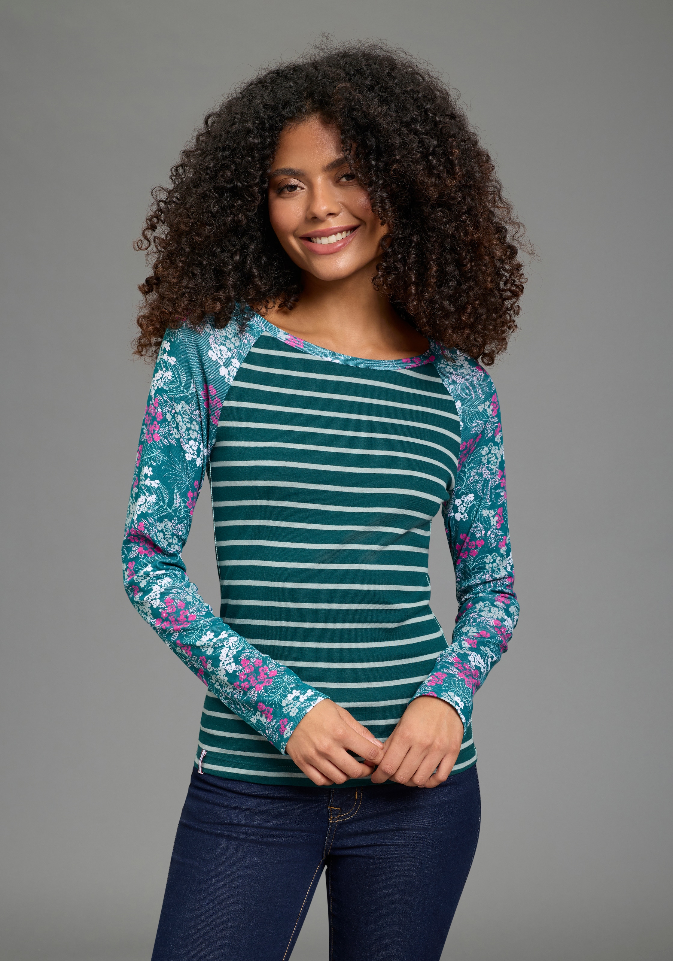 KangaROOS Langarmshirt Muster Mix