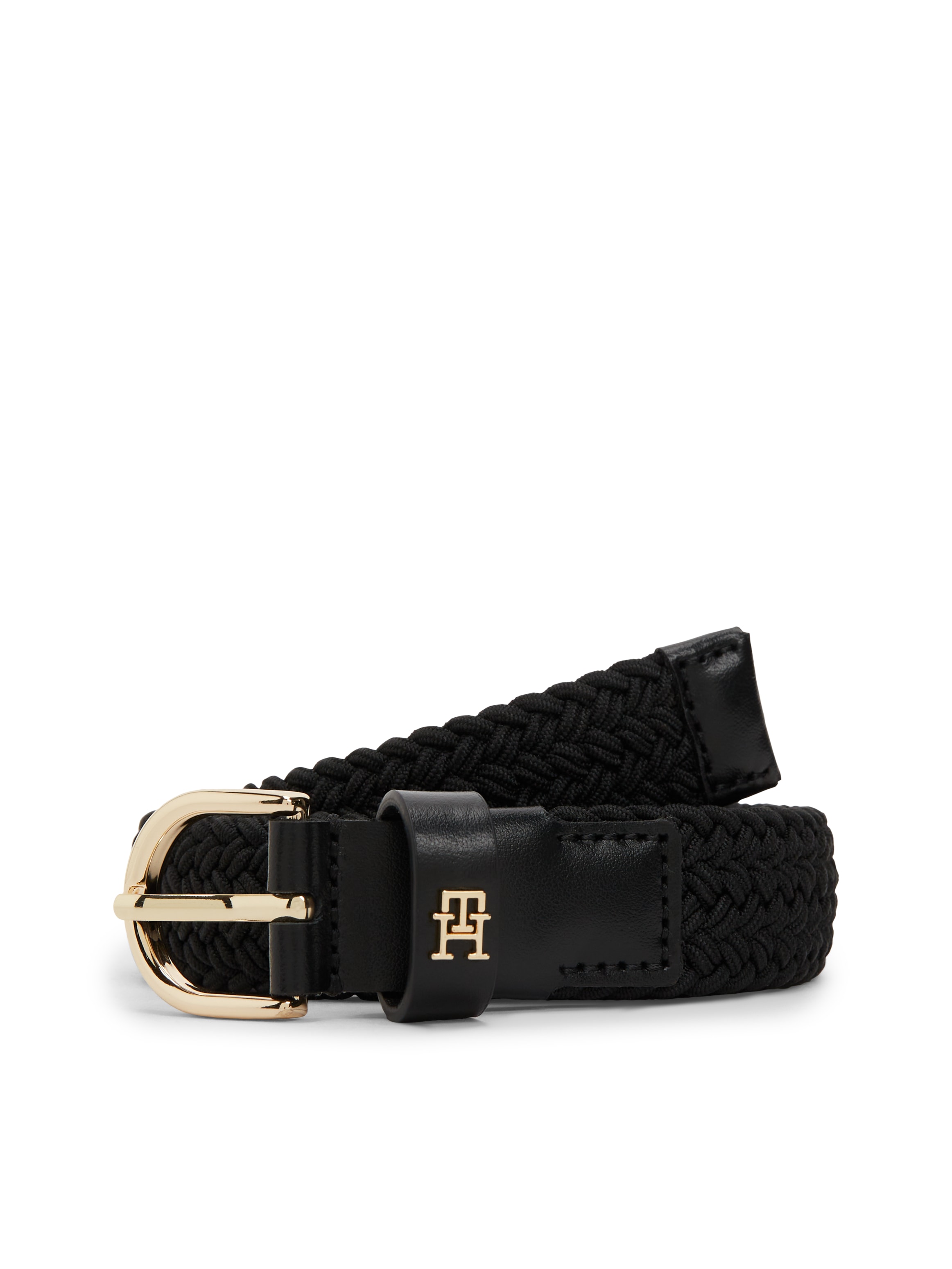Tommy Hilfiger Stretchgürtel »ESSENTIAL EFFORTLESS 2.5 ELASTIC« geflochtener Stretch-Gürtel mit TH-Monogramm