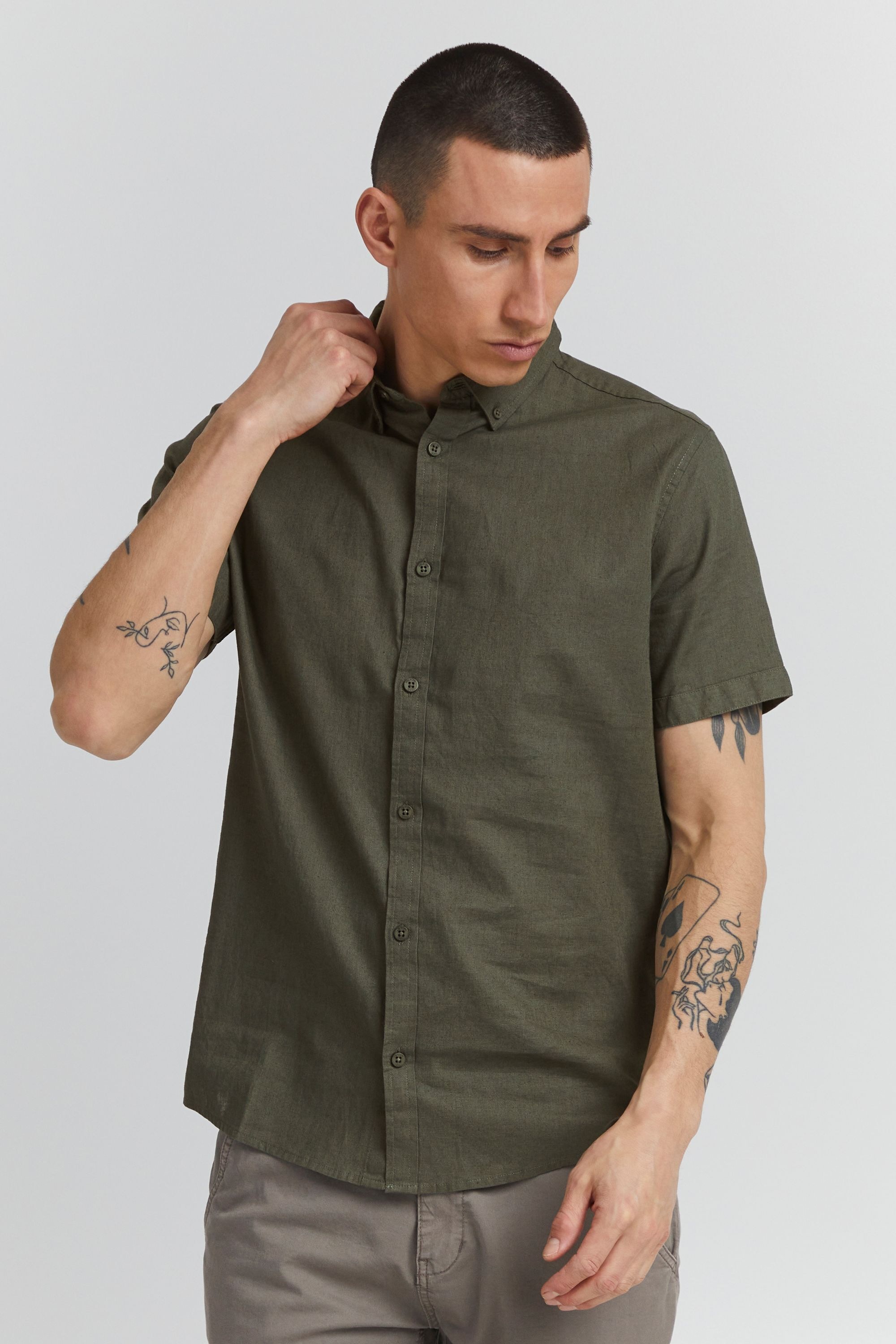 Indicode Kurzarmshirt »Kurzarmhemd IDHank«