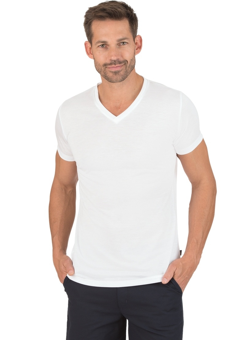 Trigema T-Shirt »TRIGEMA V-Shirt aus 100% Lyocell« online shoppen bei OTTO