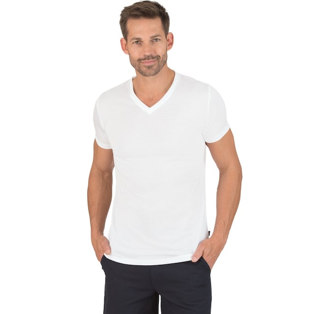 Trigema T-Shirt »TRIGEMA V-Shirt aus 100% Lyocell« online shoppen bei OTTO