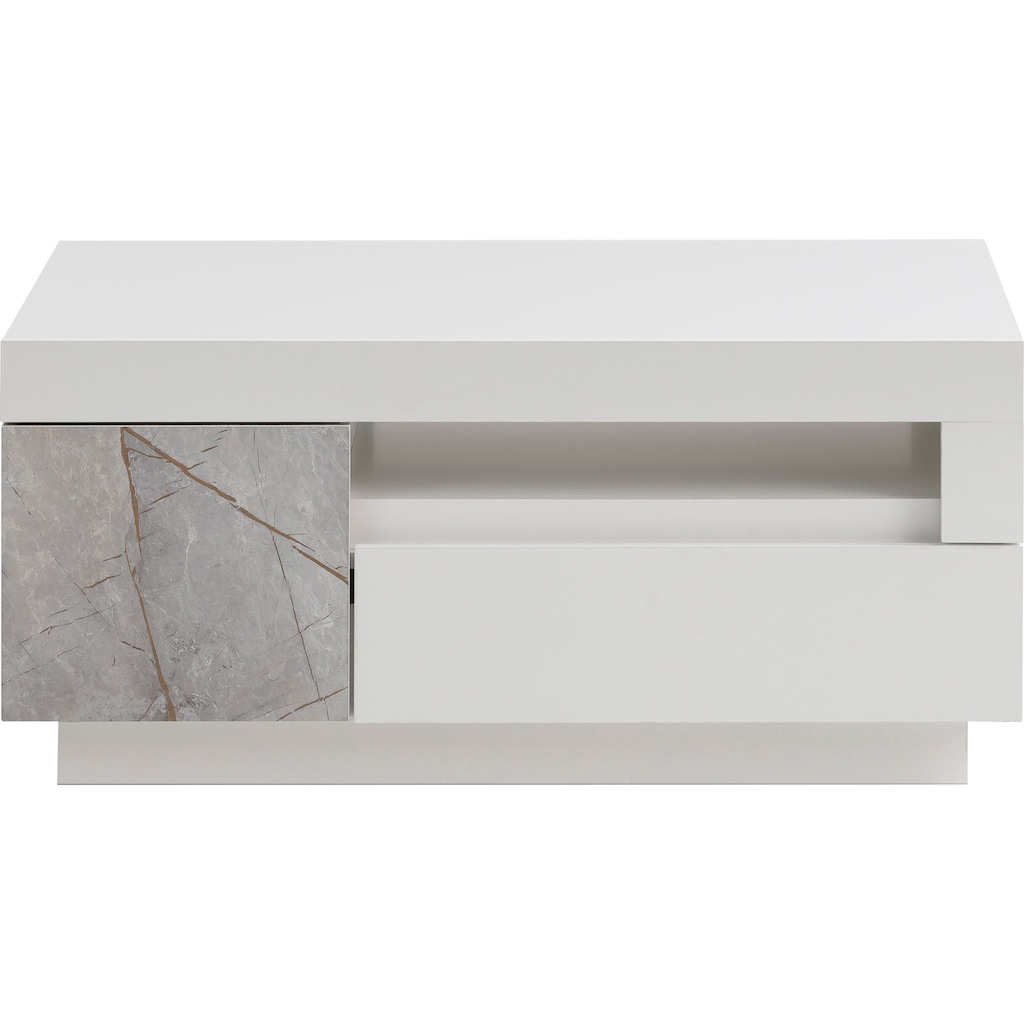 Home affaire Couchtisch »Stone Marble«, Marmor-Optik Dekor, zwei verschiedene Farbvarianten, Breite 100 cm