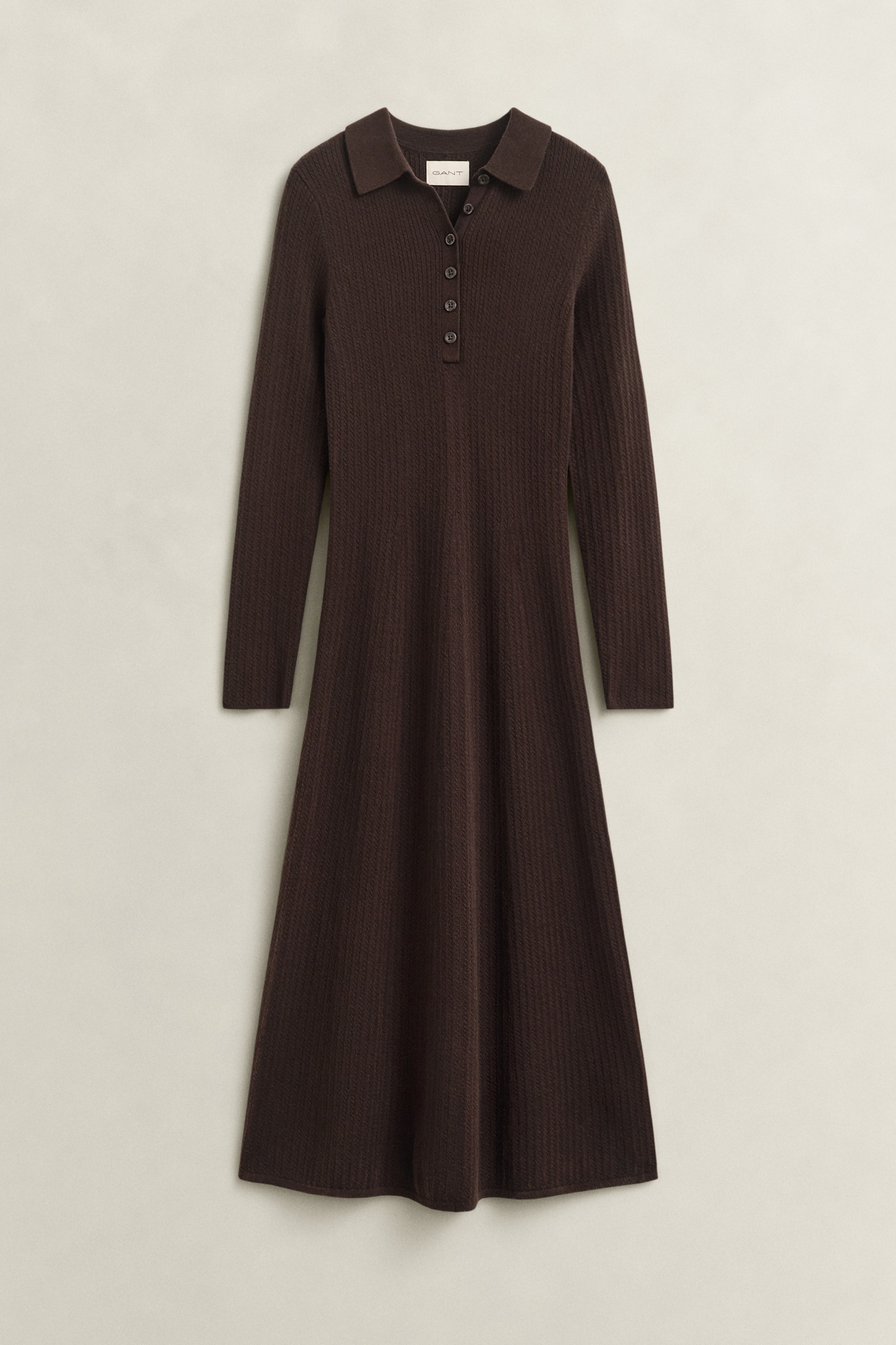 Gant Strickkleid »MINI CABLE KNIT« Zopfmuster, regular fit