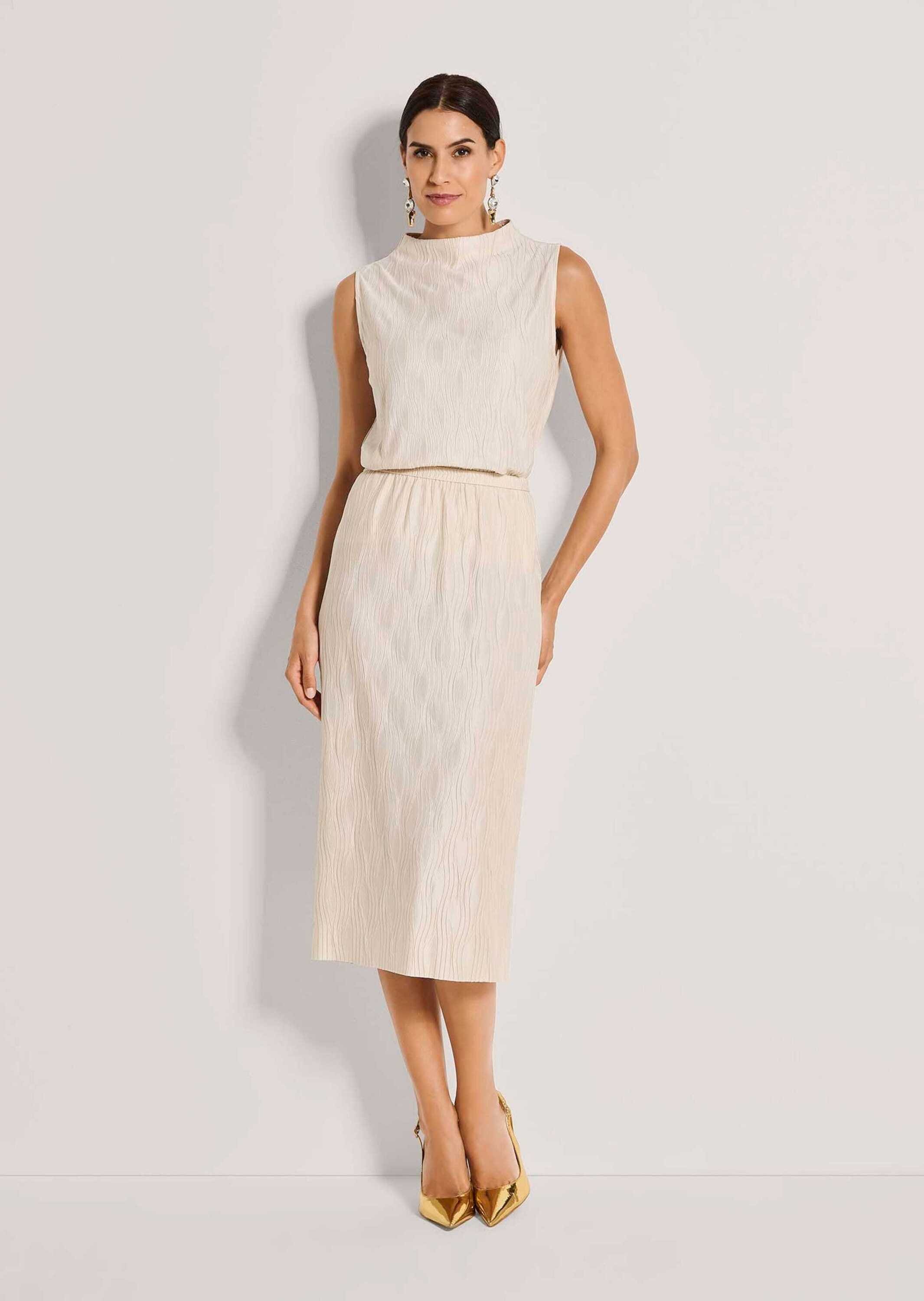 MADELEINE Midirock »Midirock Schlupfrock mit Wellenstruktur«