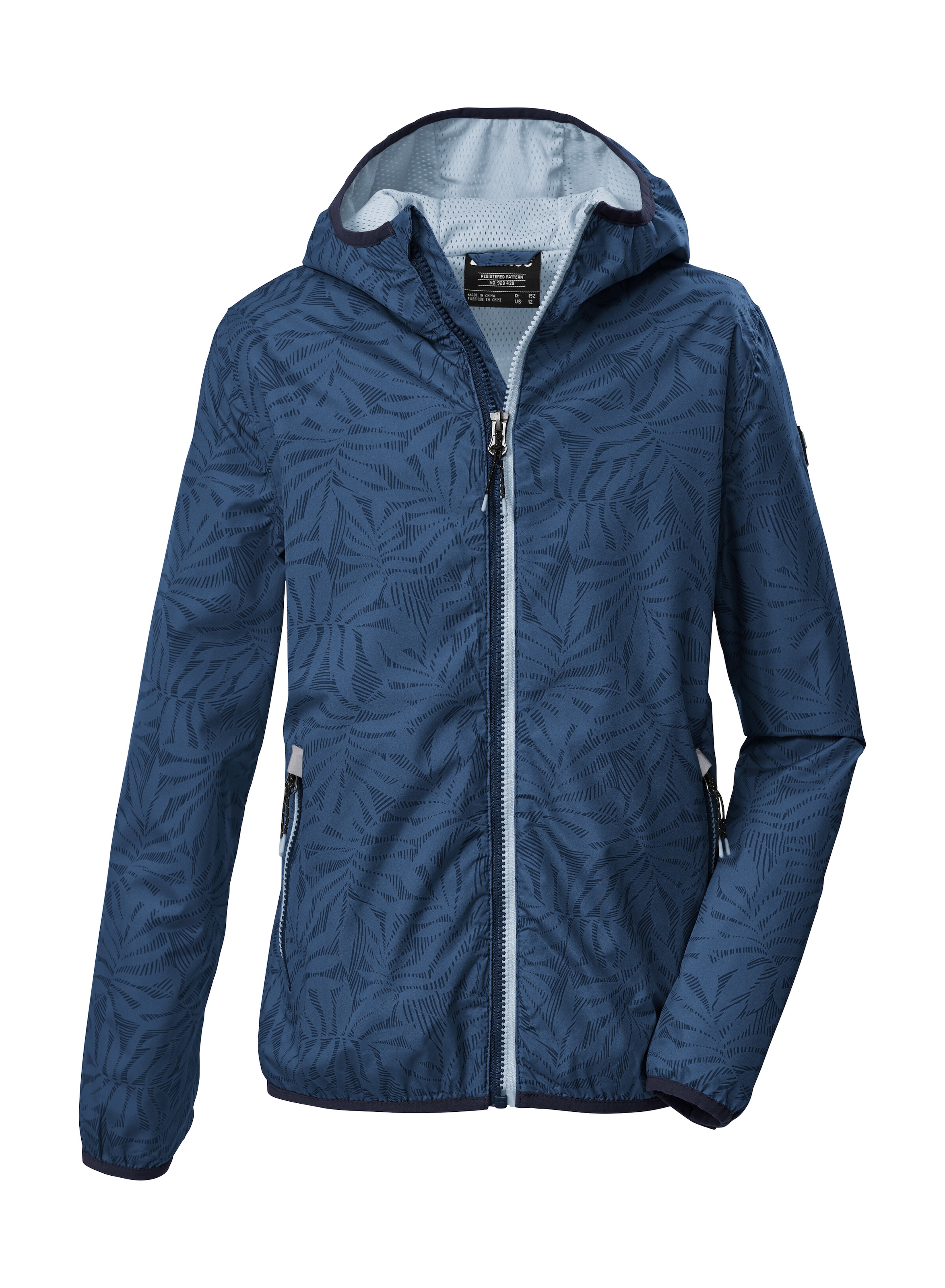 Killtec Funktionsjacke »KOS 163 GRLS JCKT« Leichte, wasserdichte Mädchenjacke mit reflektierenden Elementen