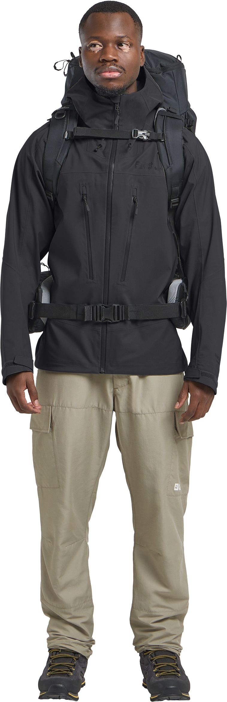 Jack Wolfskin Funktionsjacke »KAMMWEG 3L JKT M«, mit Kapuze
