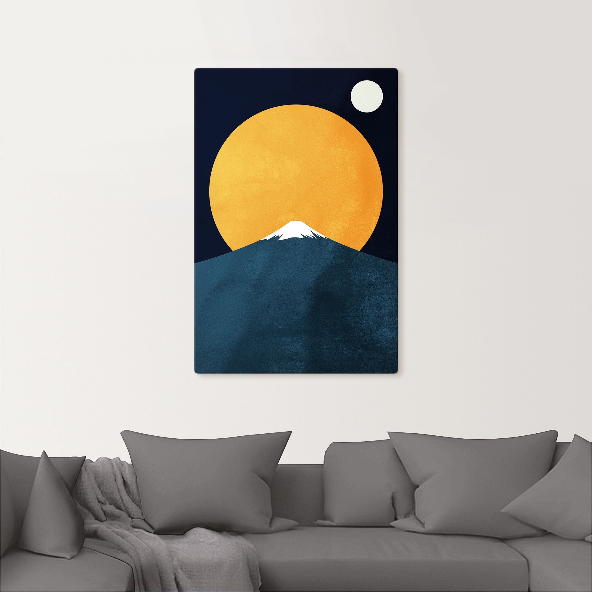 Artland Leinwandbild »Himalaya bei Nacht«, Berge & Alpenbilder, (1 St.), auf Keilrahmen gespannt