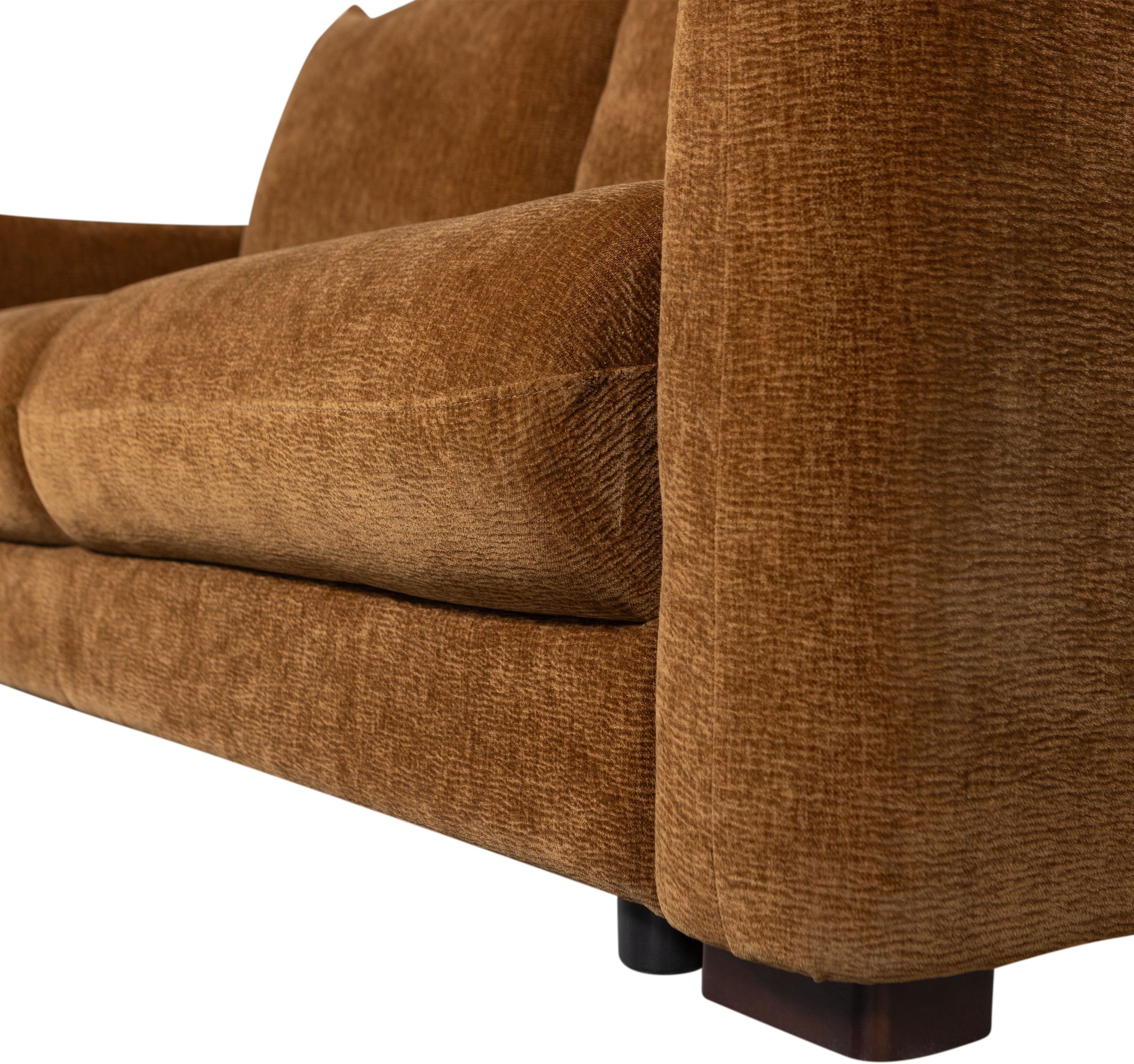 WOOOD Schlafsofa »Jonne Strukturbezug mit Schlaffunktion, H 92 x B 233 x T 105 cm« Tragkraft 220 kg, Sitzbreite 192 cm, Geringe Verschleißfestigkeit