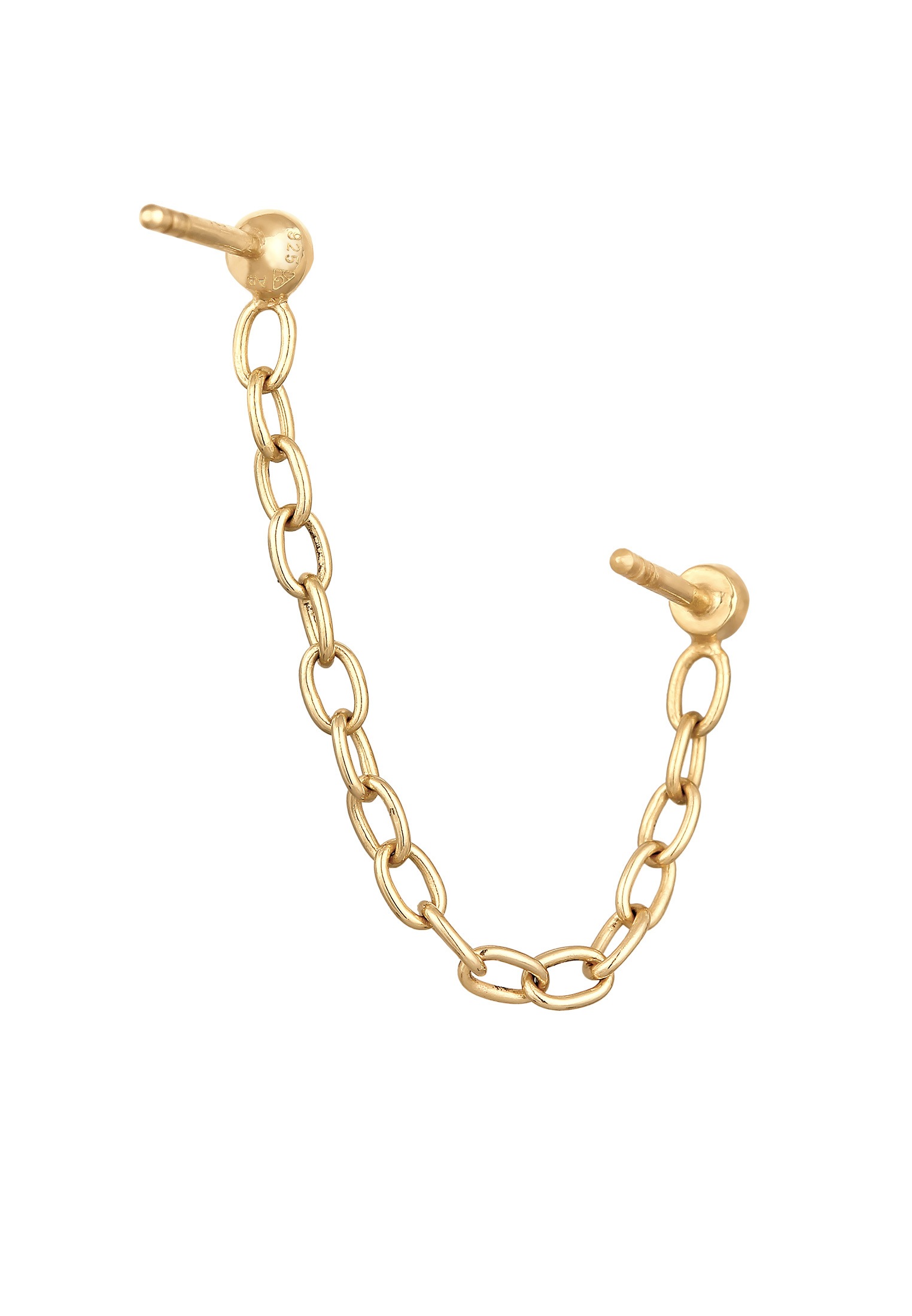 Elli Paar Ohrstecker »Ohrringe Kette Piercing 925 Silber, mit Kristallen von Swarovski®«