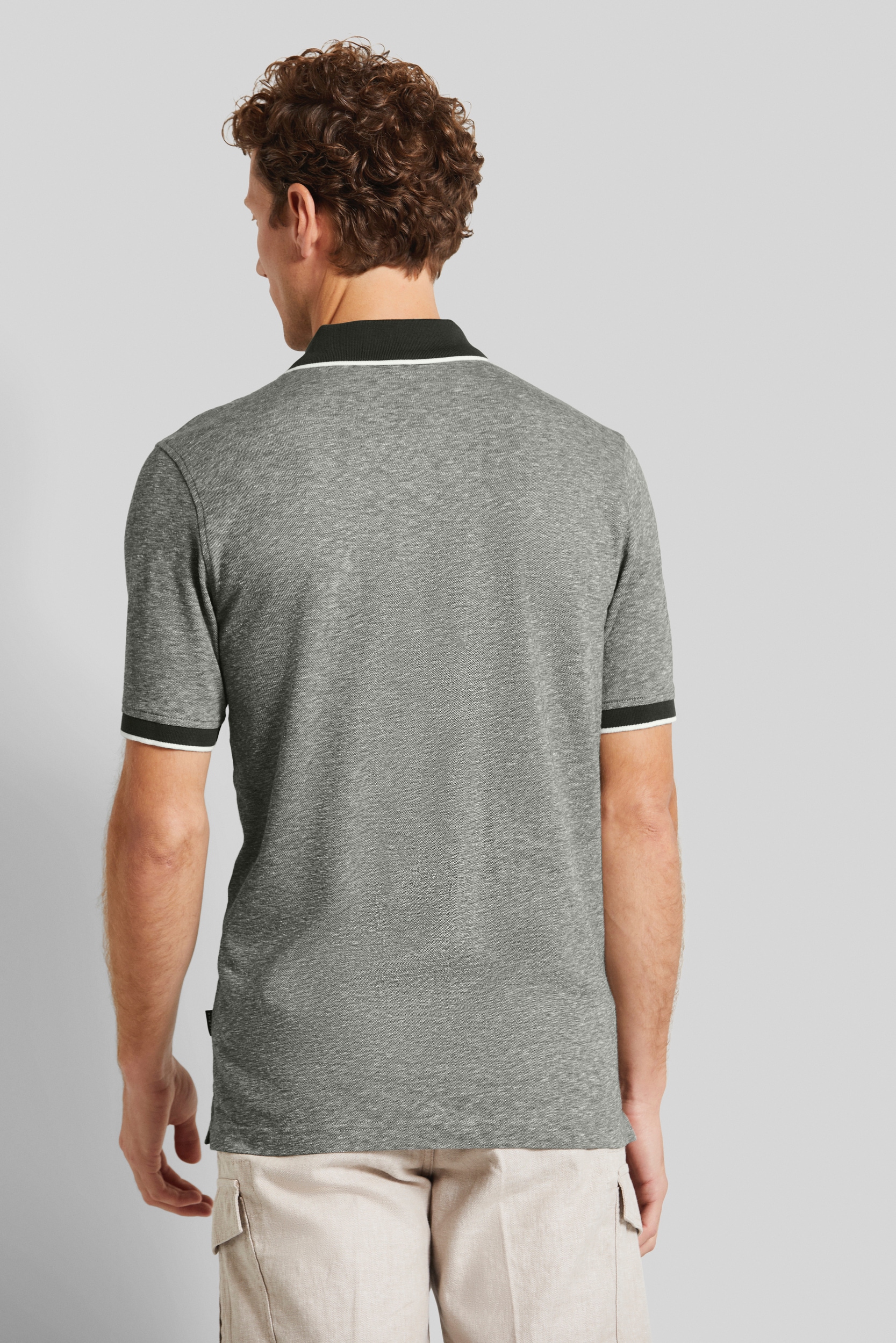 bugatti Poloshirt, mit Kontraststreifen