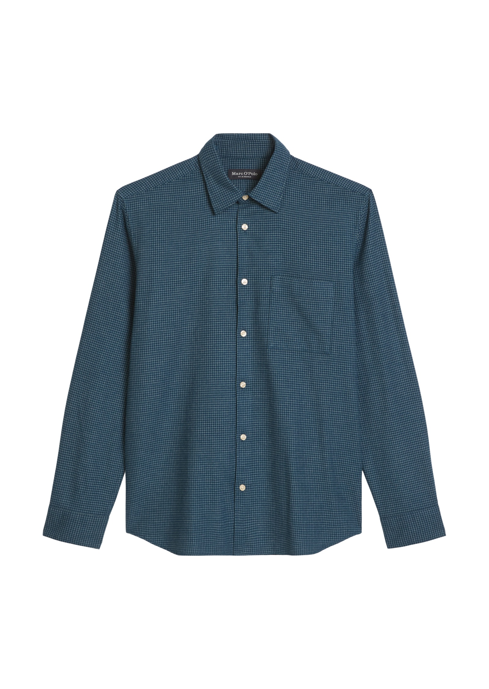 Marc O'Polo Langarmhemd In softer, leichter Flanell-Qualität