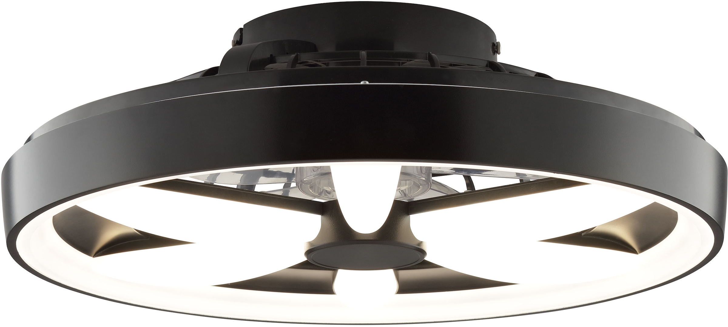 Hanseatic LED Deckenleuchte »DLV2205«, 1 flammig, Leuchtmittel LED-Modul | LED fest integriert, LED Ventilator, Ø 48 cm, 6400 lm, dimmbar, Fernbedienung