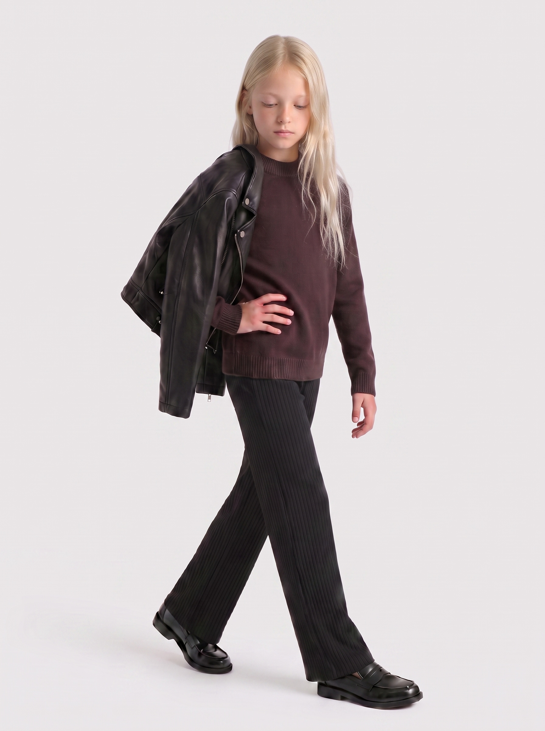 KIDS ONLY Strickpullover »KOGRICA LIFE LS PULLOVER VD KNT NOOS« Materialmix