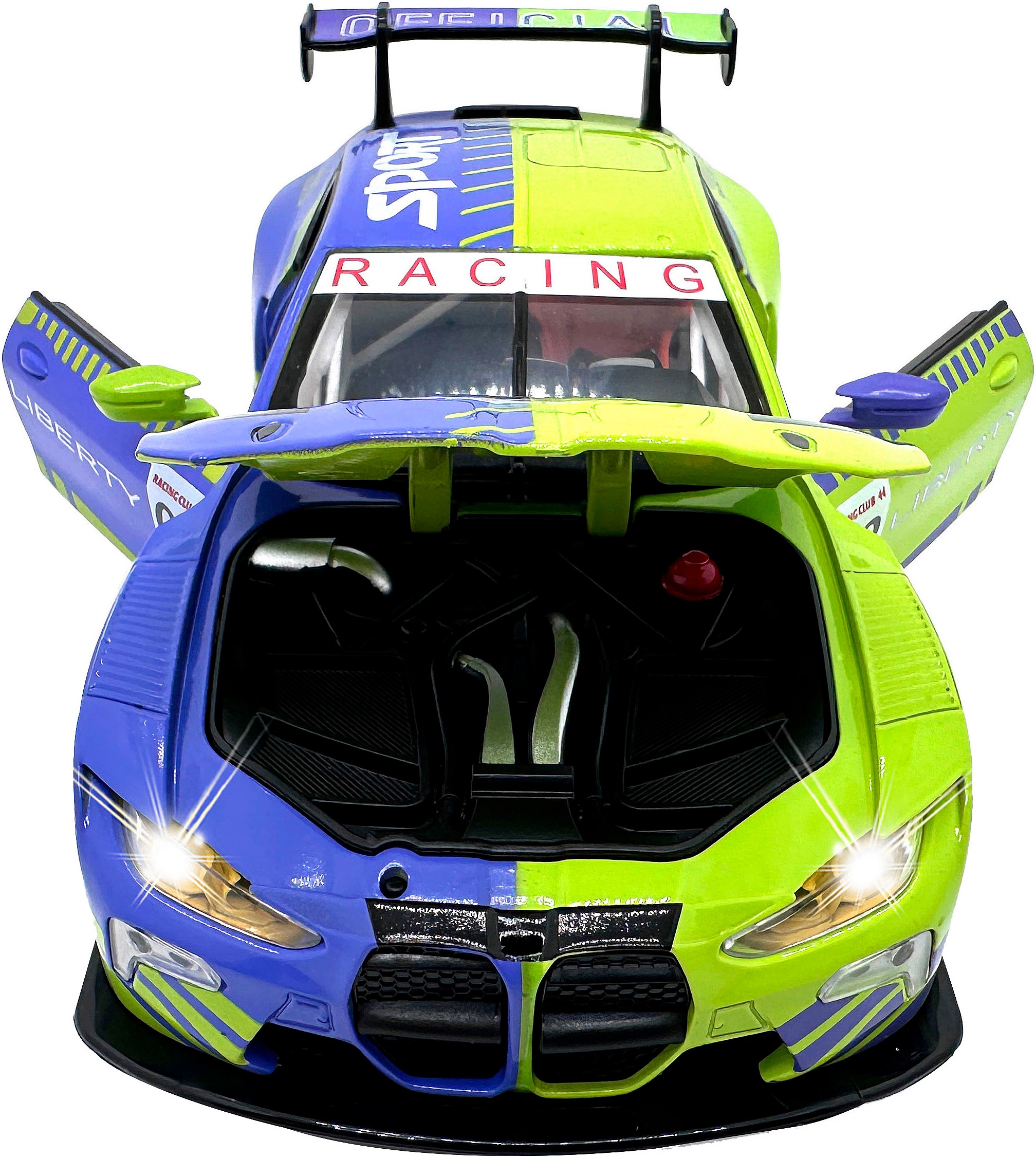 Jamara Spielzeug-Auto »Diecast, BMW M4 GT3 inklusive Batterien« LED Licht; Maßstab 1:24