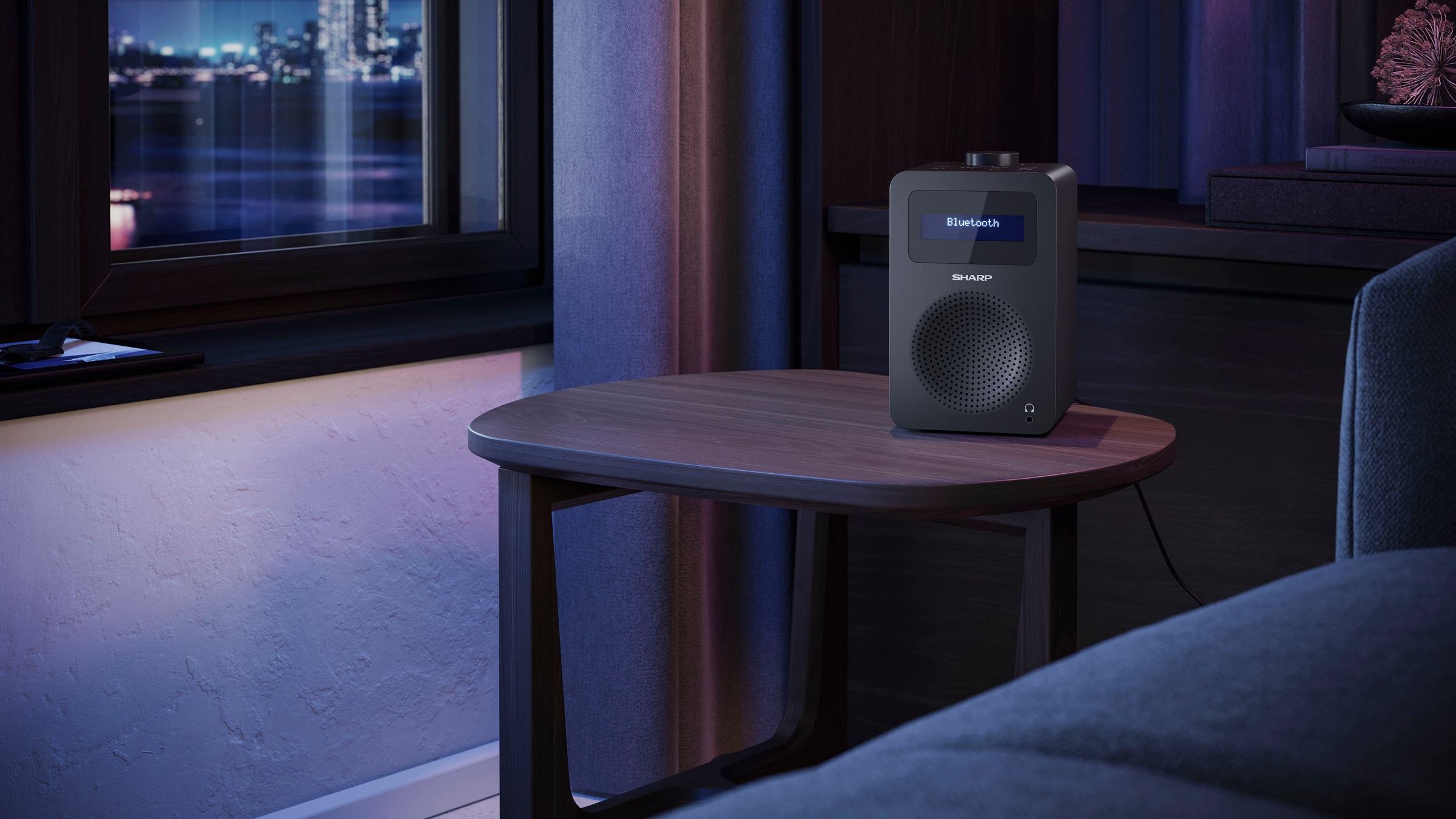 Sharp Radio »Digitalradio Tokyo«, (Bluetooth FM-Tuner mit RDS-Digitalradio (DAB+) 5 W)