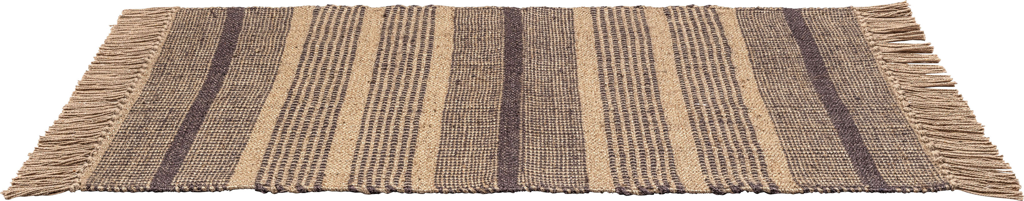 my home Teppich »Madelyn«, rechteckig, Outdoor Motiv Flachgewebe, In- Wohnzimmer und OTTO-Shop Blätter, geeignet, im