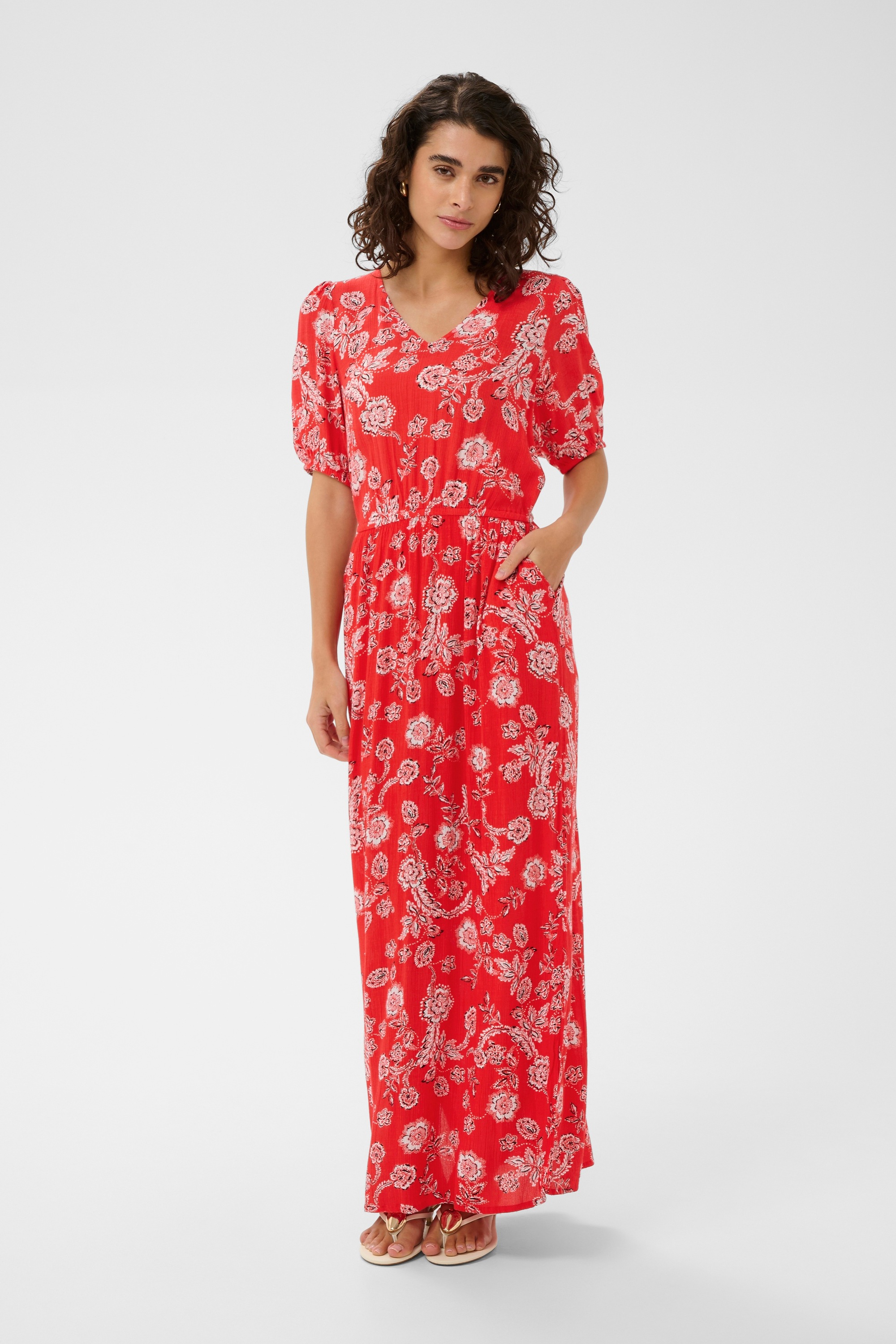 KAFFE Midikleid »Kleid KAisolde«
