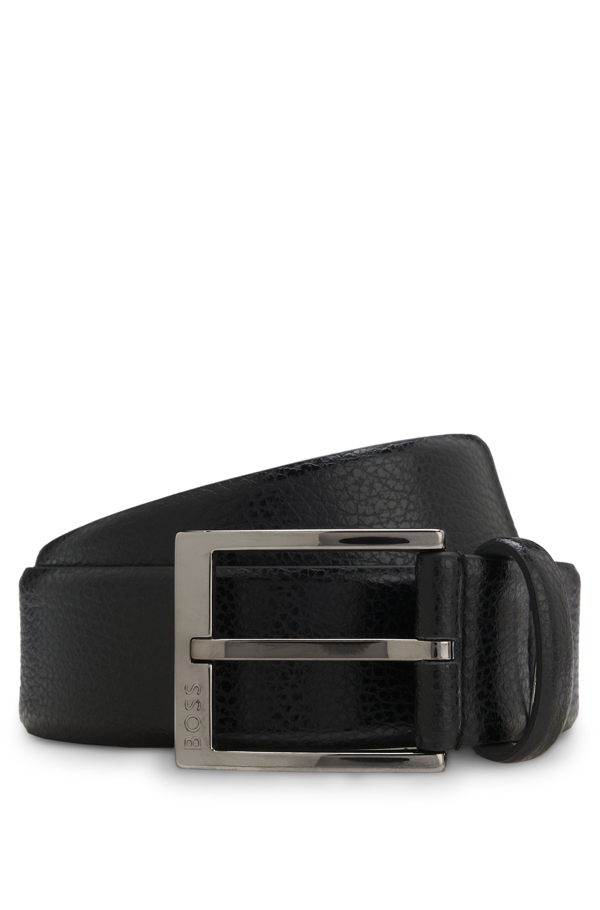BOSS Ledergürtel »Elloy Sz35« aus fein genarbtem italienischen Leder