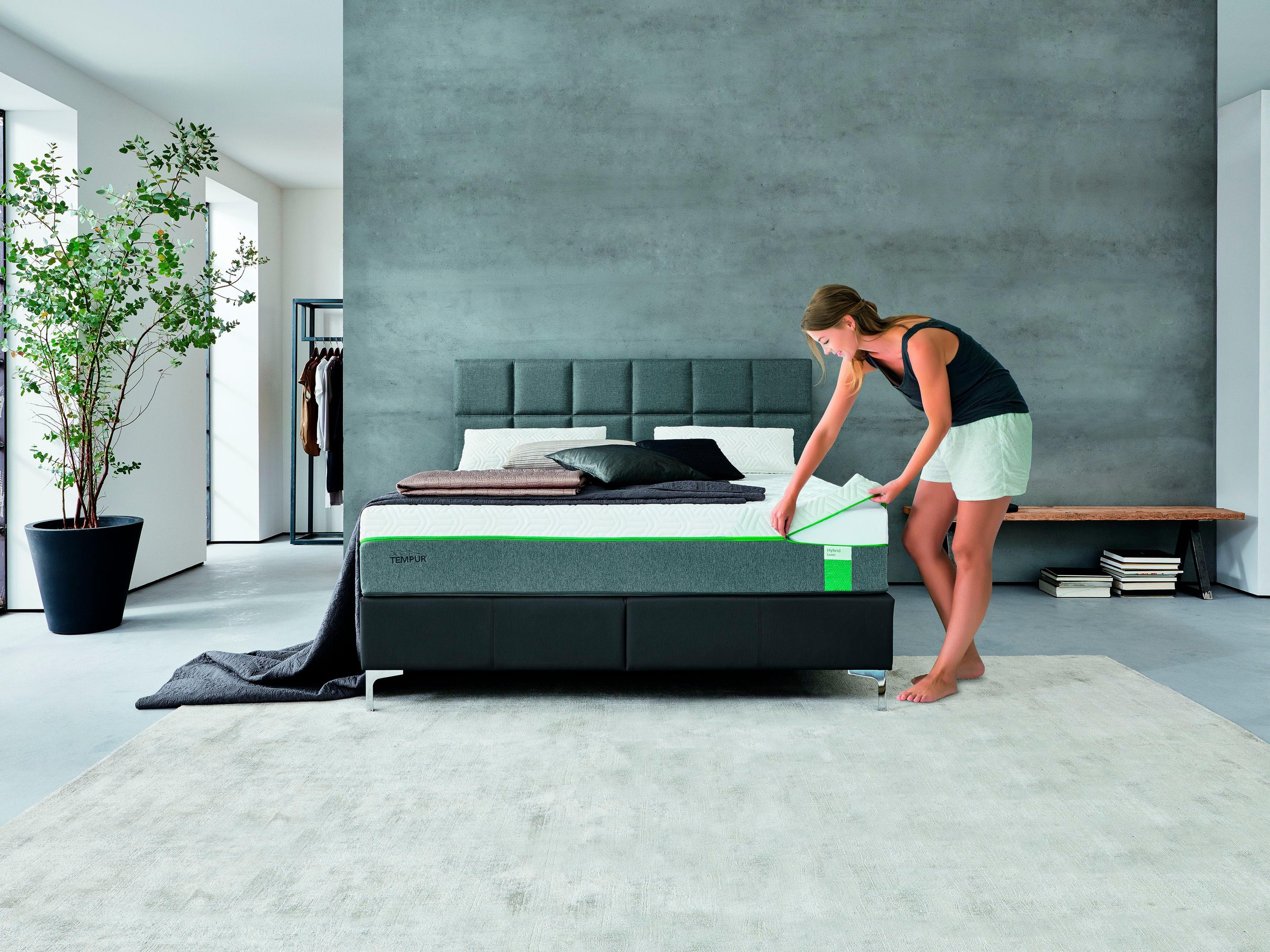 Tempur Taschenfederkernmatratze »Hybrid Elite«, 703 Federn, (1 St.)