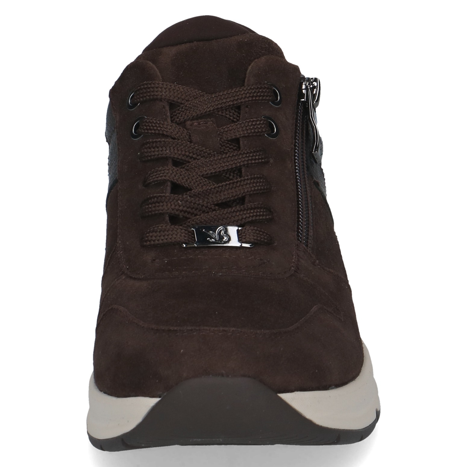 Caprice Keilsneaker  Freizeitschuh, Halbschuh, Schnürer mit Glitzerdetails