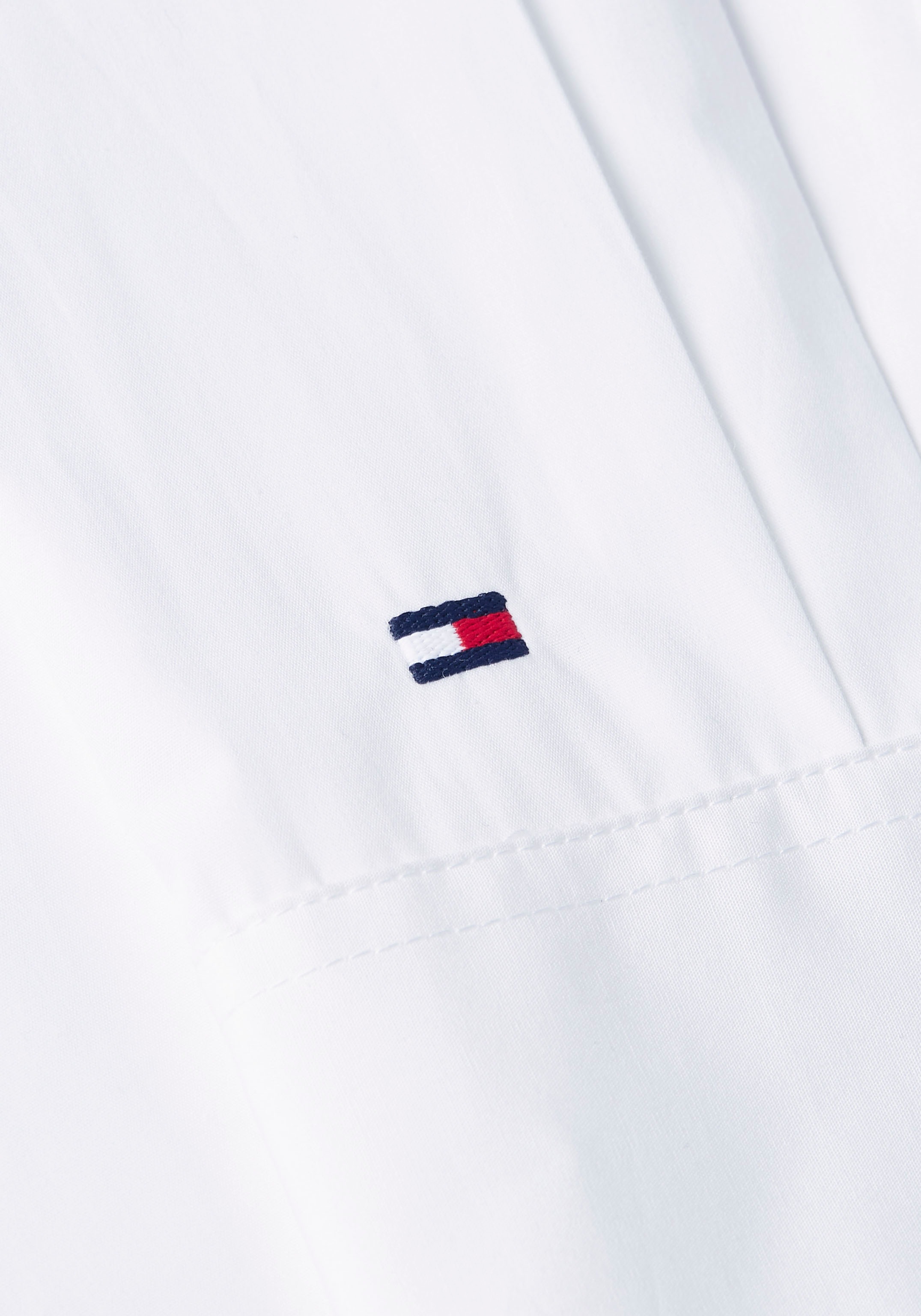 Tommy Hilfiger Hemdbluse »SOLID COTTON EASY FIT SHIRT«, mit Brusttasche