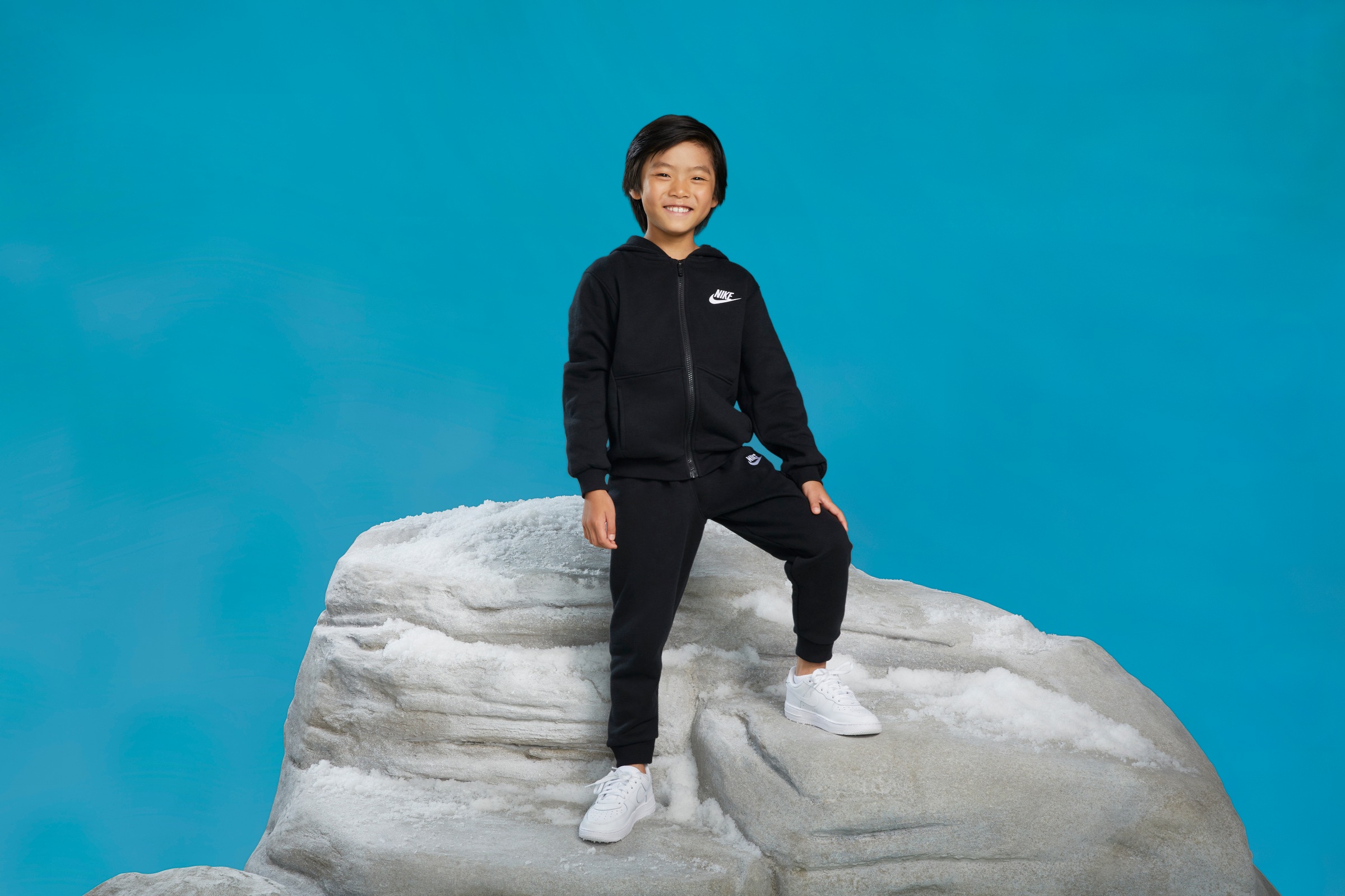 Nike Sportswear Jogginganzug »LBR FZ CLUB SET« Set, 2 tlg. zweiteiliges Set, für Kinder, aus Baumwolle und Polyester