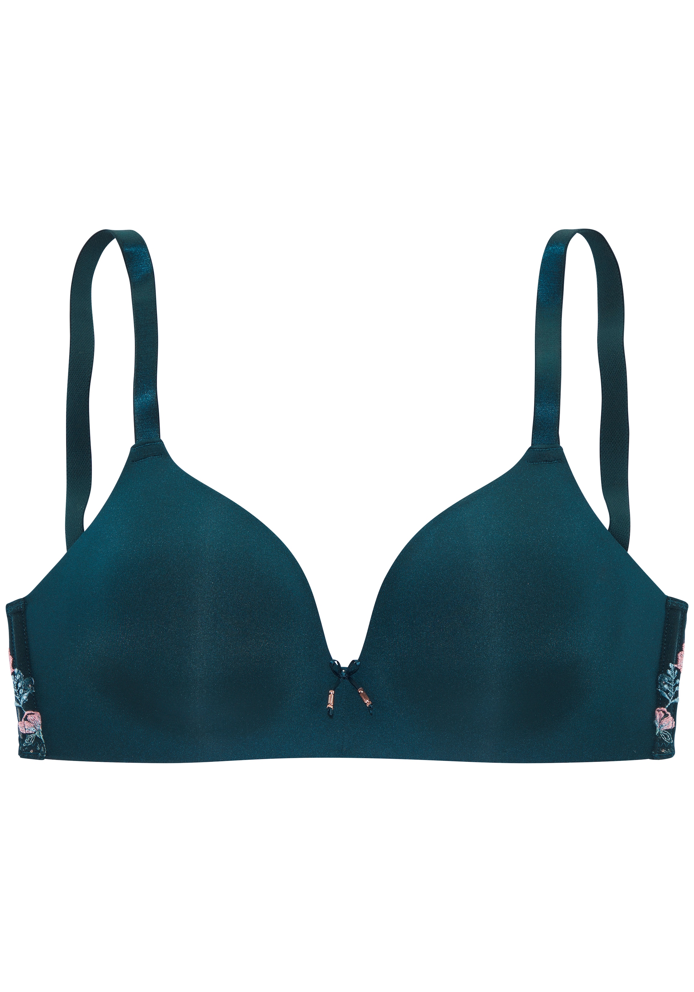 LASCANA Bralette-BH »Maria« BH ohne Bügel mit Schale, edle Stickerei-Spitze mit Blumen, Dessous