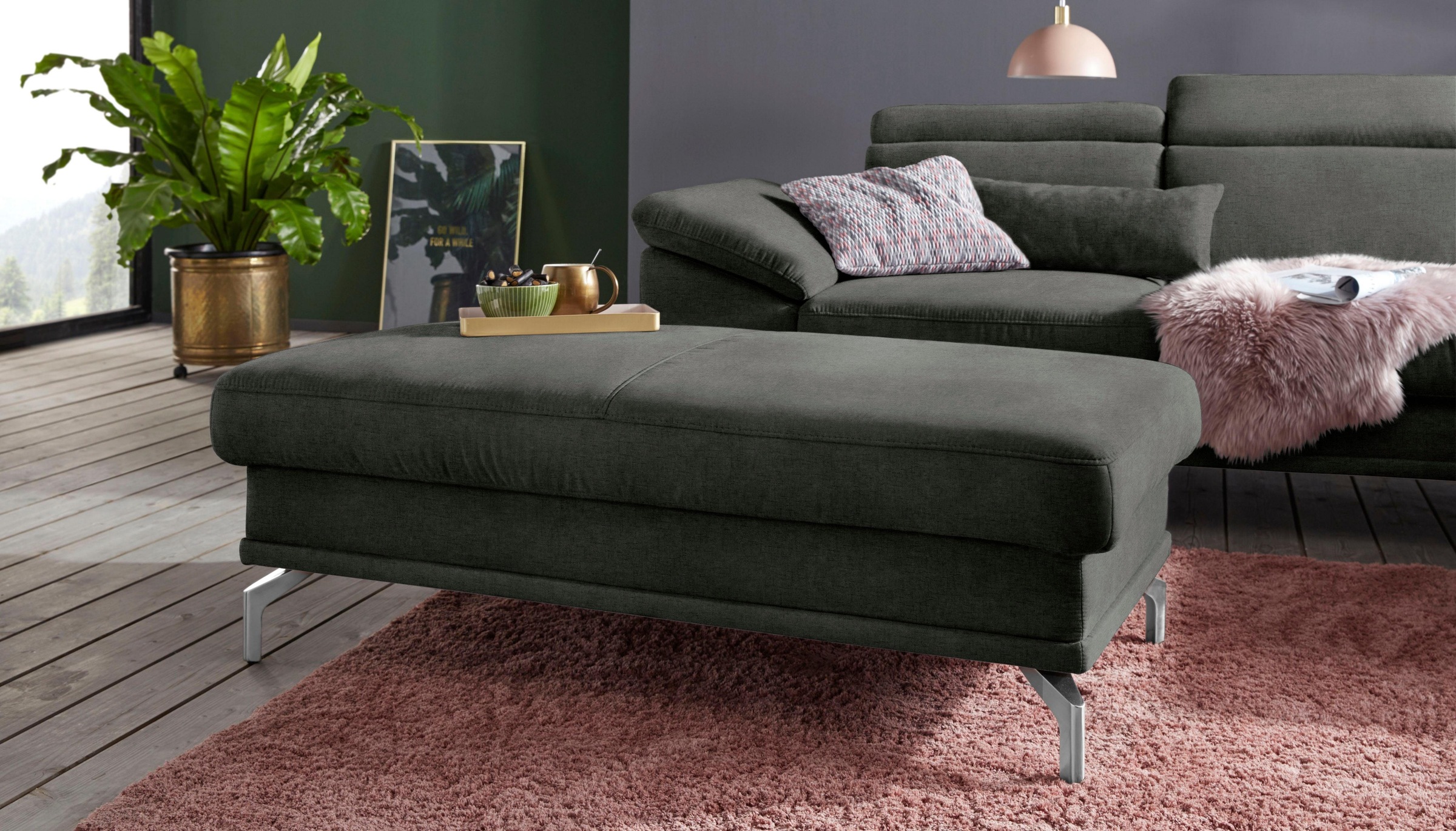 sit&more Polsterhocker »Scorpio«, inklusive Federkern