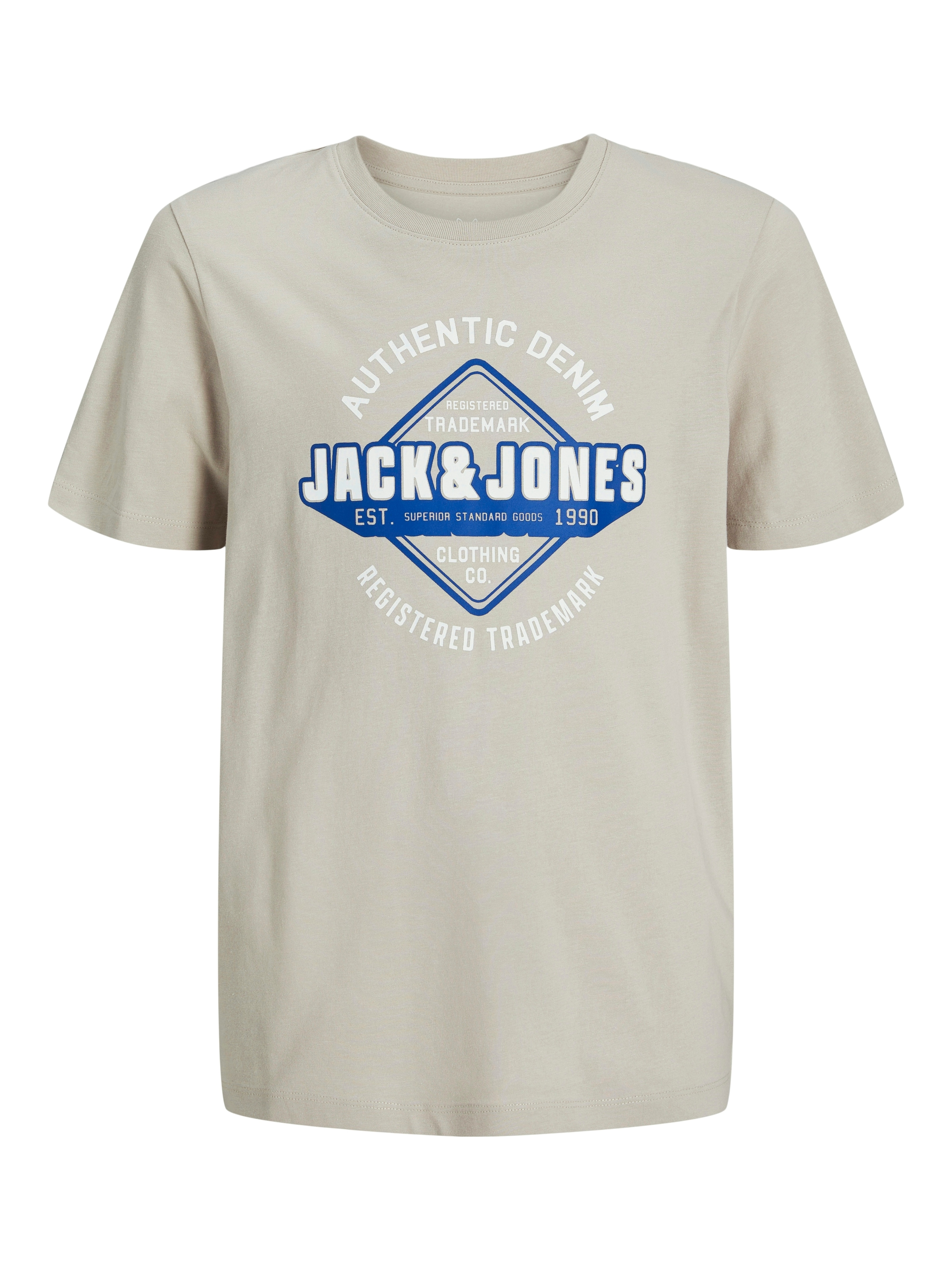 Jack & Jones Junior Rundhalsshirt »JJELOGO TEE SS O-NECK 2 COL S NOOS JNR«