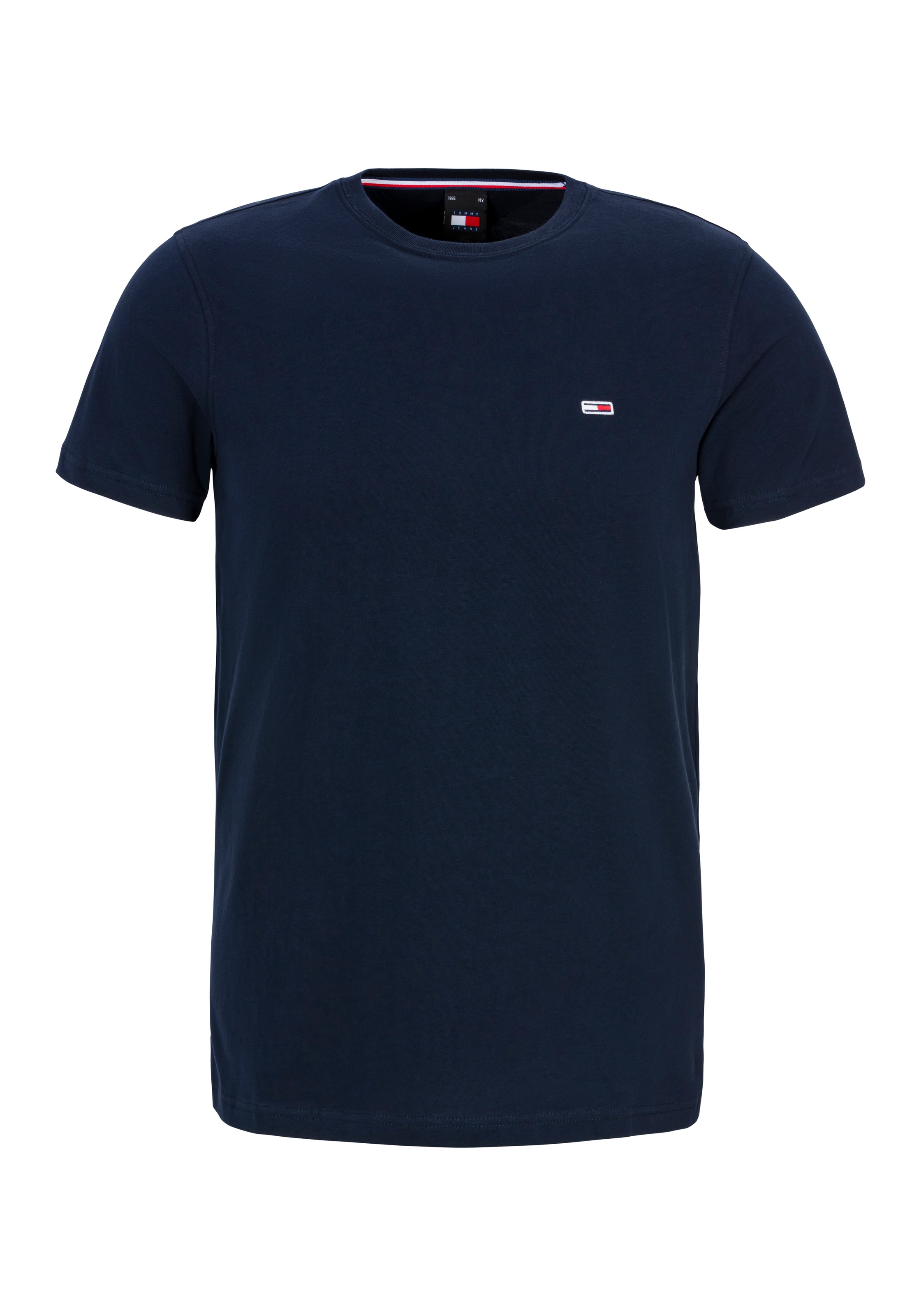 Tommy Jeans Plus T-Shirt »TJM XSLIM 2PACK JERSEY TEE EXT«, (Packung, 2 tlg.), Markenstickerei