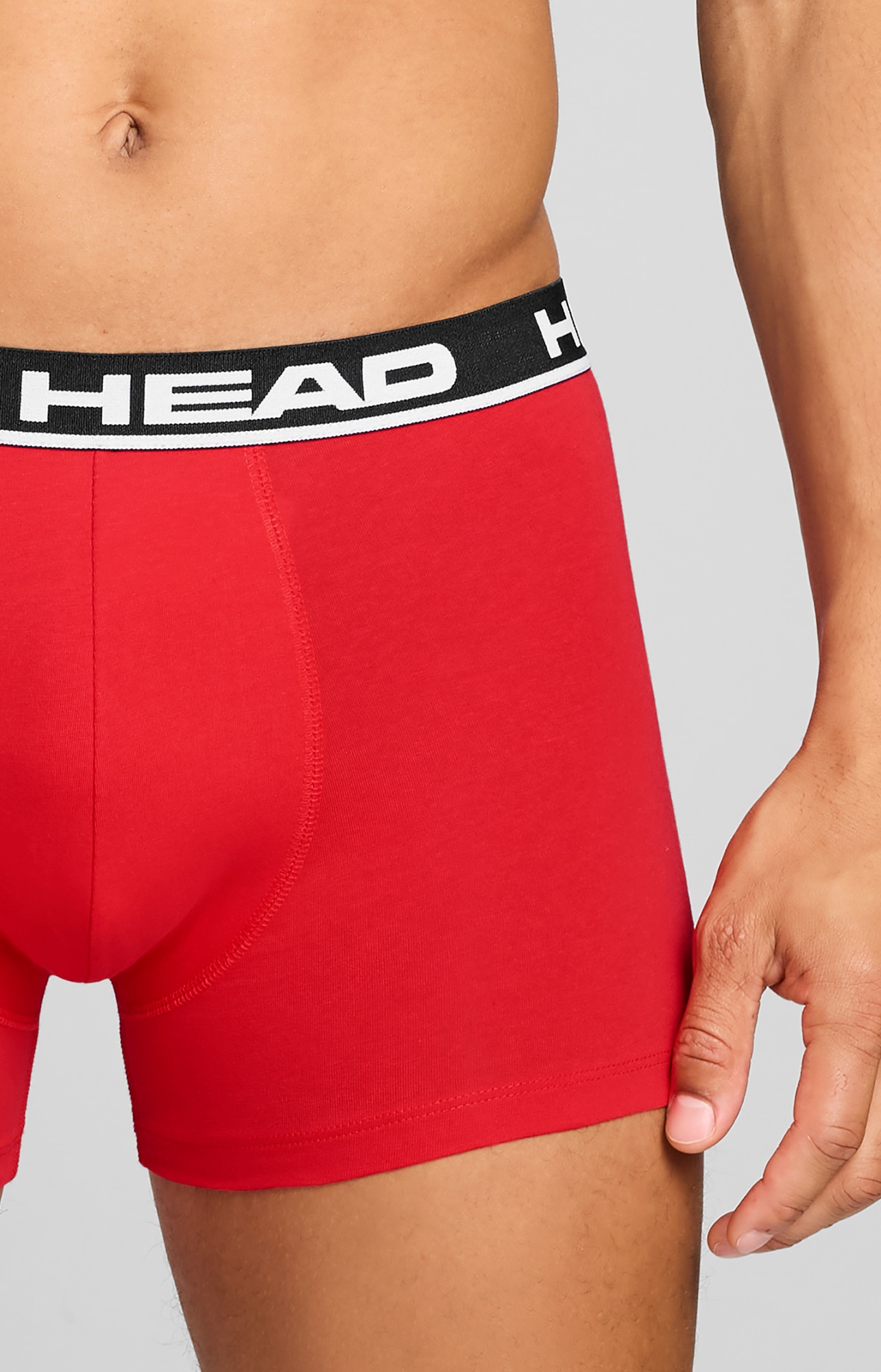Head Boxershorts »HEAD BASIC BOXER 2P« 2er Pack,  mit elastischem Logobund