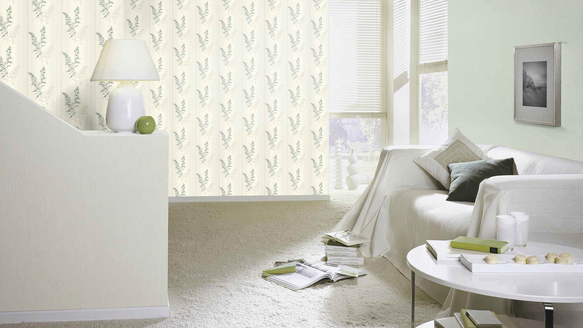 Rasch Vliestapete »Tapetenwechsel II« mit Pflanzen auf textiler Struktur