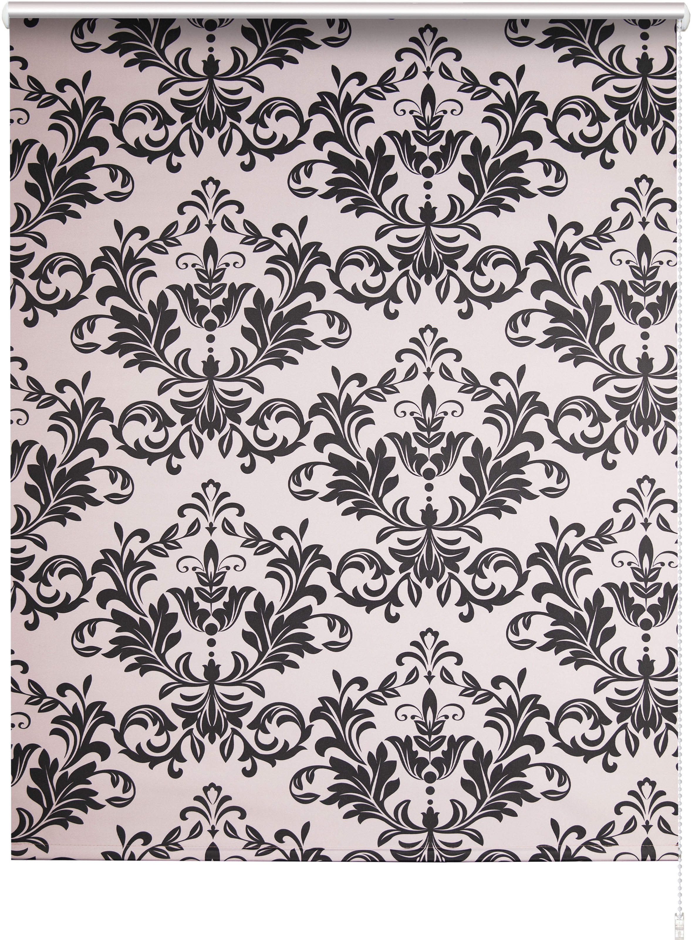 DELAVITA Rollo »Ornamente«, verdunkelnd, ohne Bohren, freihängend, floral, gemustert
