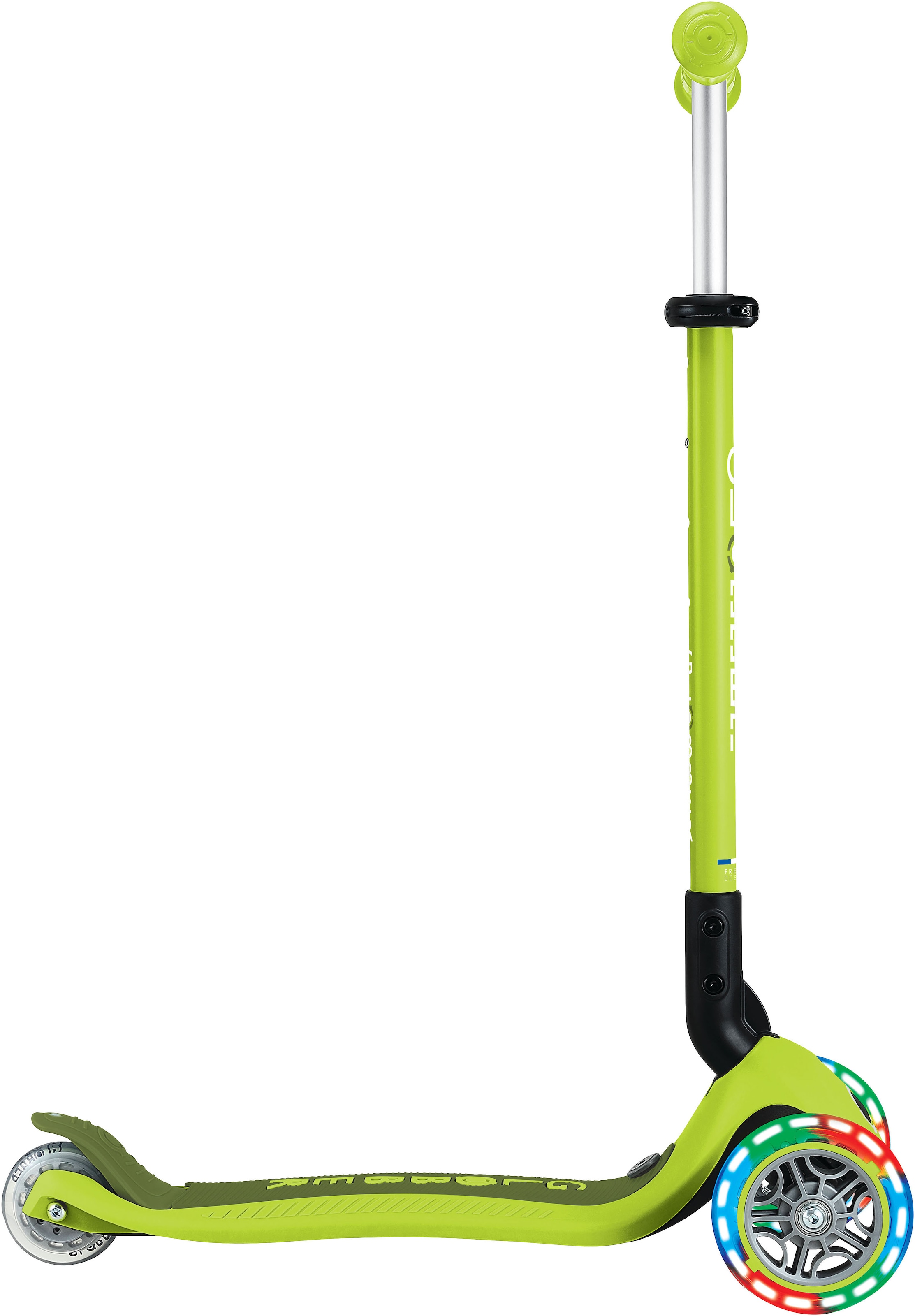 Globber Tretroller »GO-UP ACTIVE LIGHTS mit Leuchtrollen« Dreirad, Laufrad und Scooter