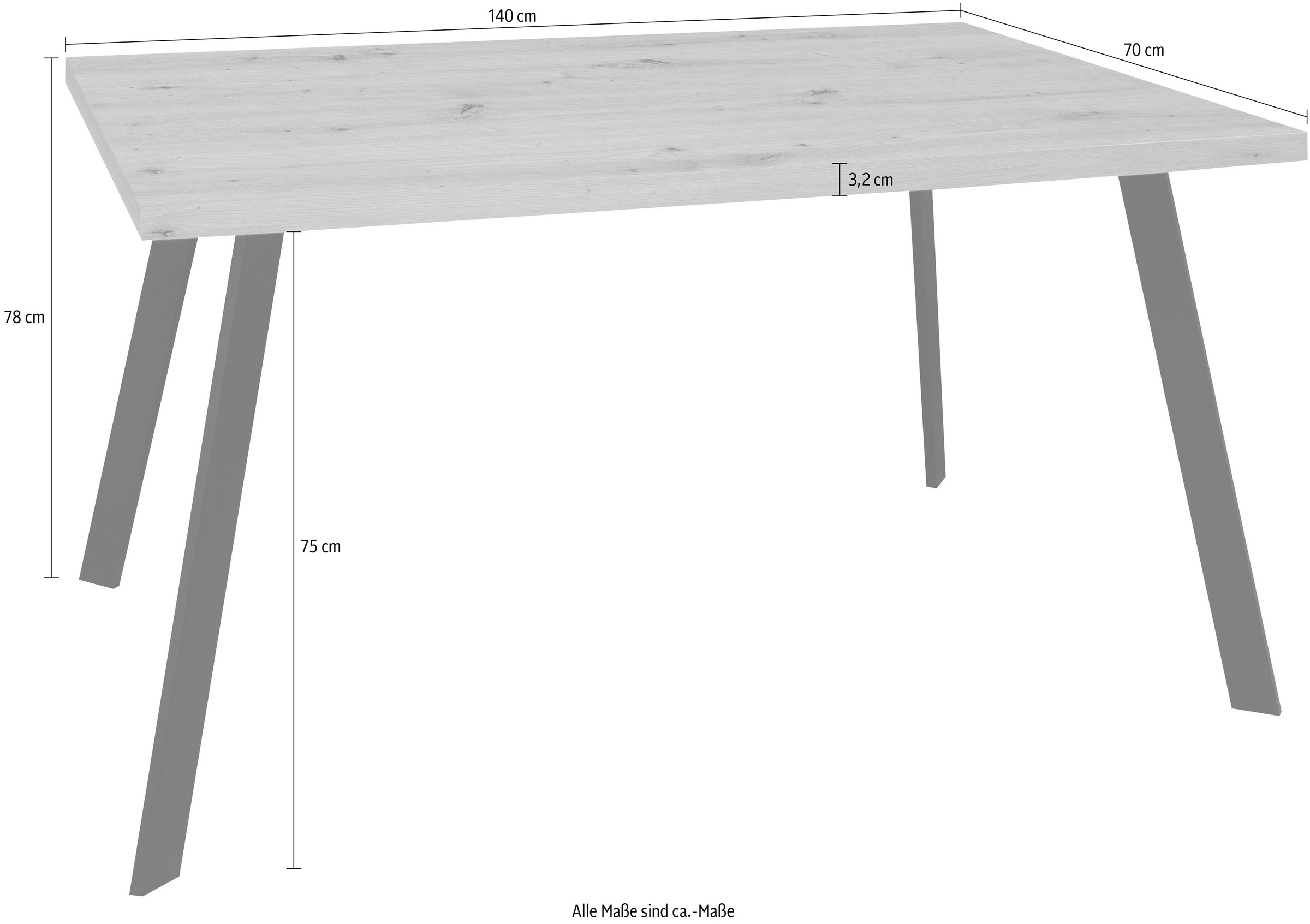 Mäusbacher Schreibtisch »Big System Office«, Breite 140 cm