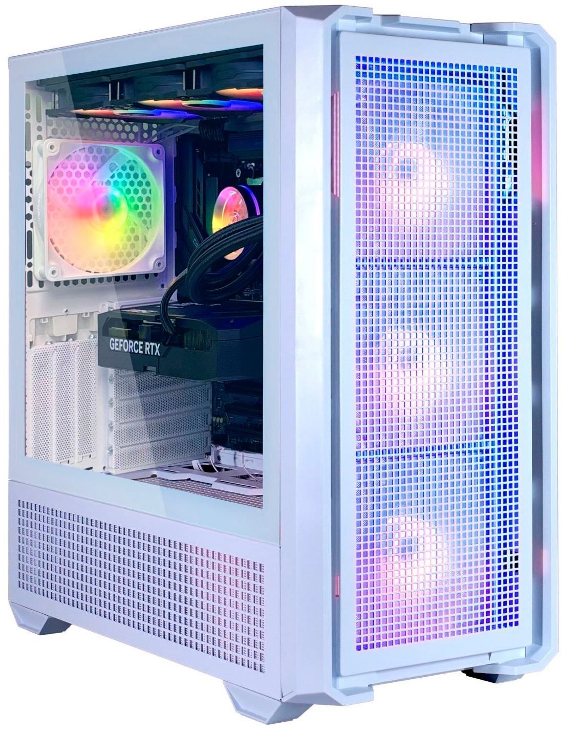 Cougar Gaming-PC-Komplettsystem »MegaDeal MX600 WT 2891 AMD Ryzen 7 9700X 32GB DDR5 1TB SSD RTX 5070« 34 ″ AMD Ryzen 7 GeForce RTX 5070 32 GB RAM 1.000 GB SSD Windows 11, DDR5 RAM+ MSI PRO MP341CQW LED-Monitor Curved 86,4 m (34")