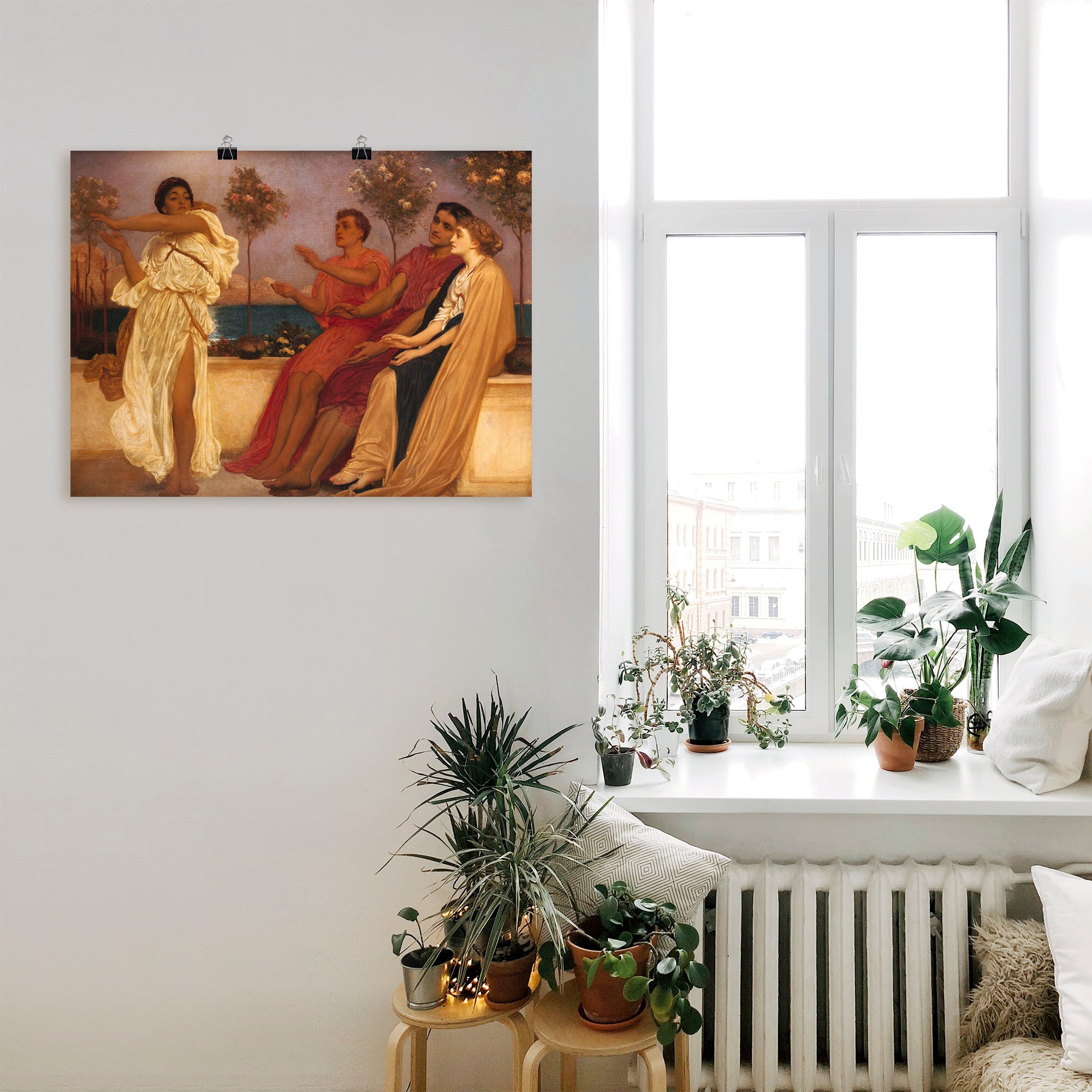 Artland Wandbild »Tanzendes griechisches Mädchen.« Gruppen & Familien 1 Stk. tlg. als Leinwandbild, Poster in verschied. Größen