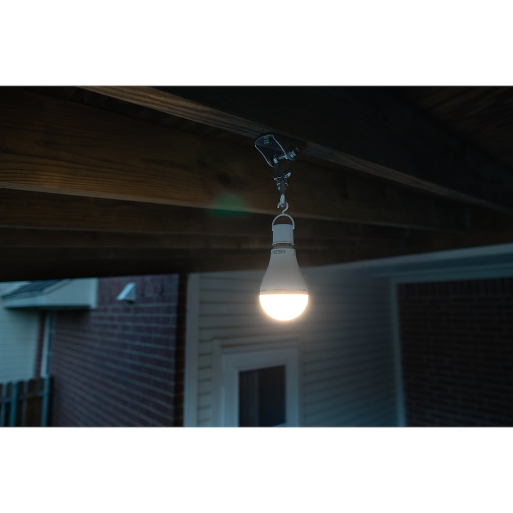 NEBO LED-Leuchtmittel »BLACKOUT BACKUP™«, E27, Warmweiß