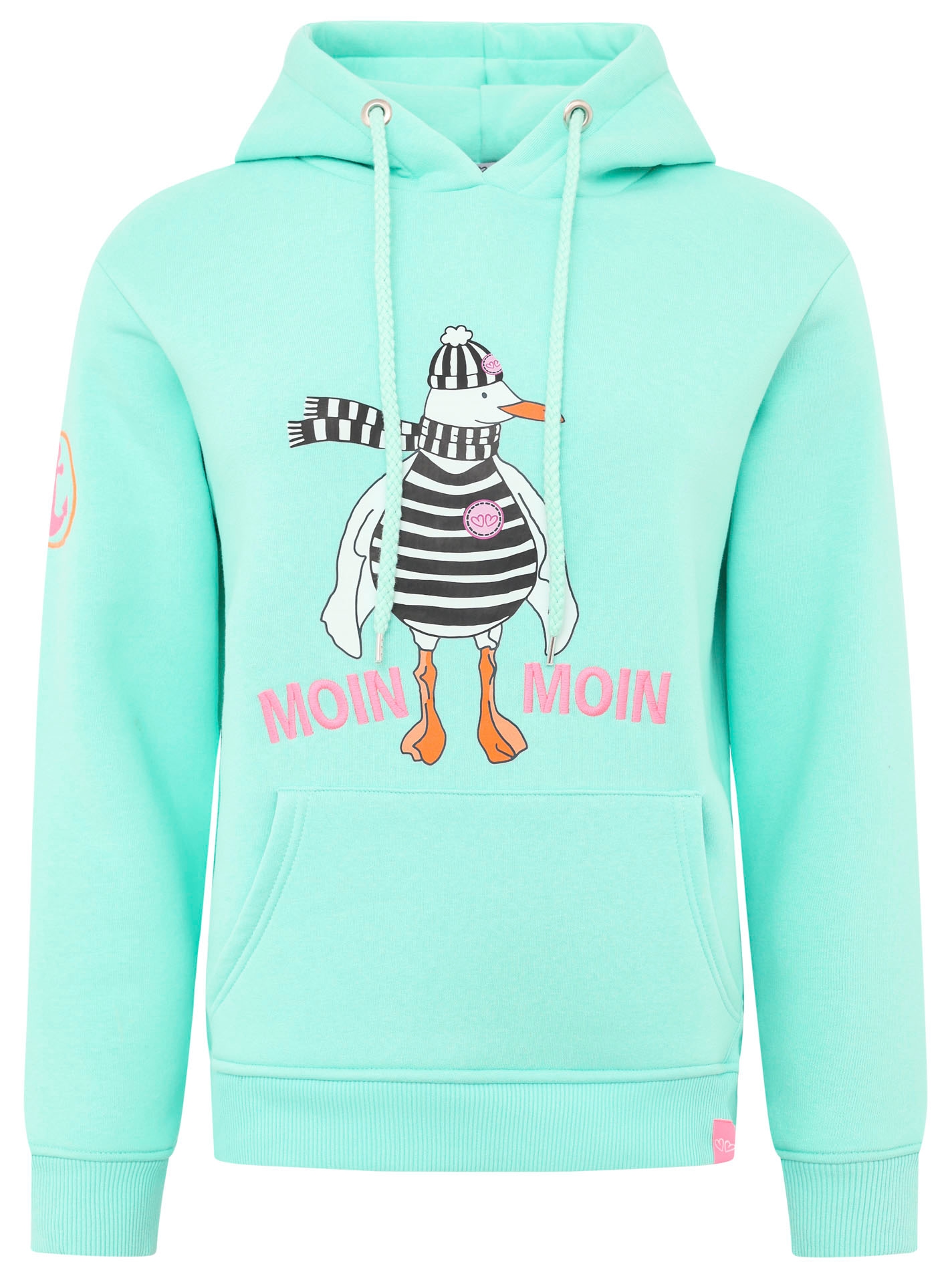 Zwillingsherz Hoodie »"Moin Moin Möwe"«, mit nordischem Gruß und lustiger Möwe