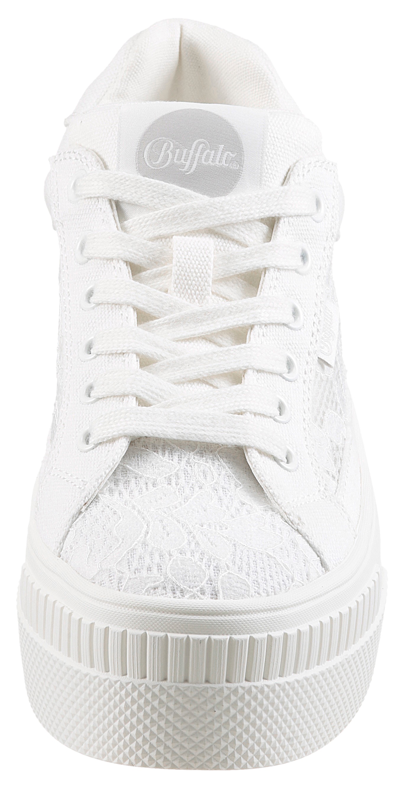 Buffalo Plateausneaker »PAIRED BLOOM«, Schnürschuh, Halbschuh, Freizeitschuh mit MemoryFoam-Innensohle