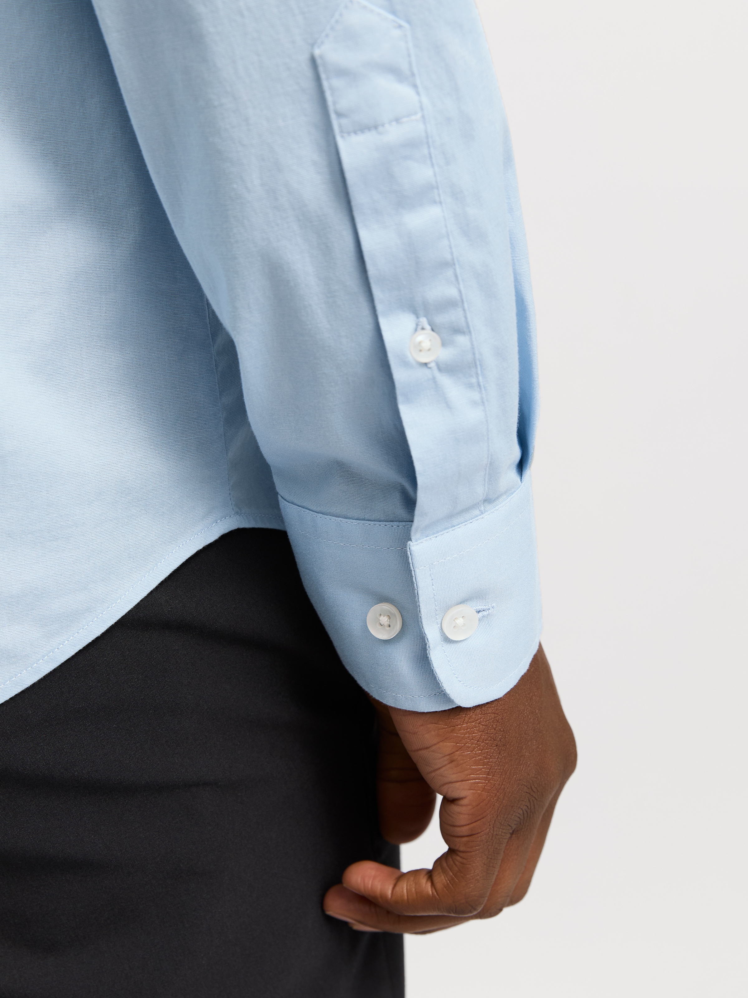 Jack & Jones Langarmhemd »JPRBLAJAXON STRETCH SHIRT L/S NOOS«, mit Hemdkragen