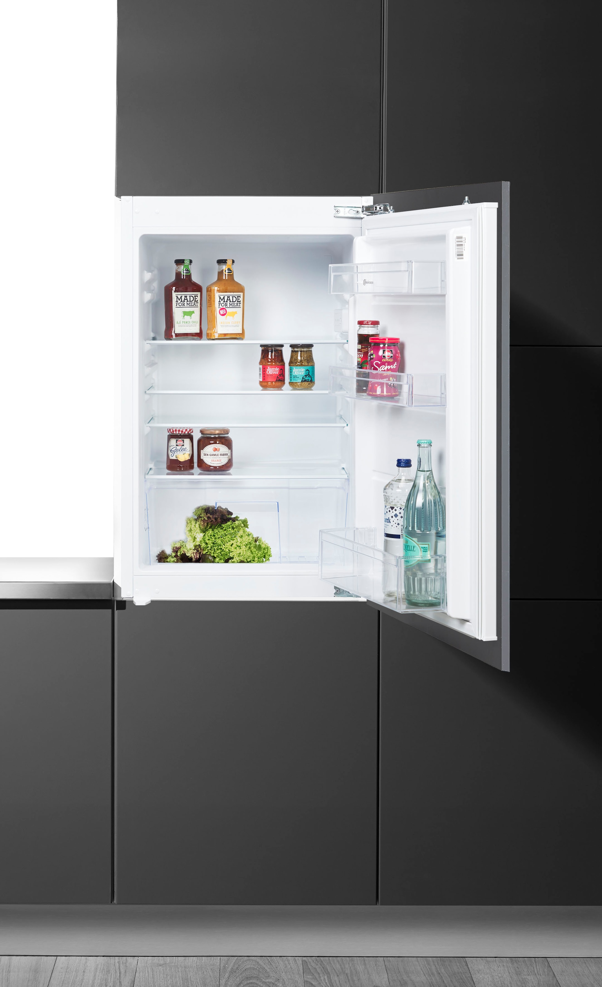 BAUKNECHT Einbaukühlschrank »KSI 9VF2E«, KSI 9VF2E, 87,5 cm hoch, 54 cm breit