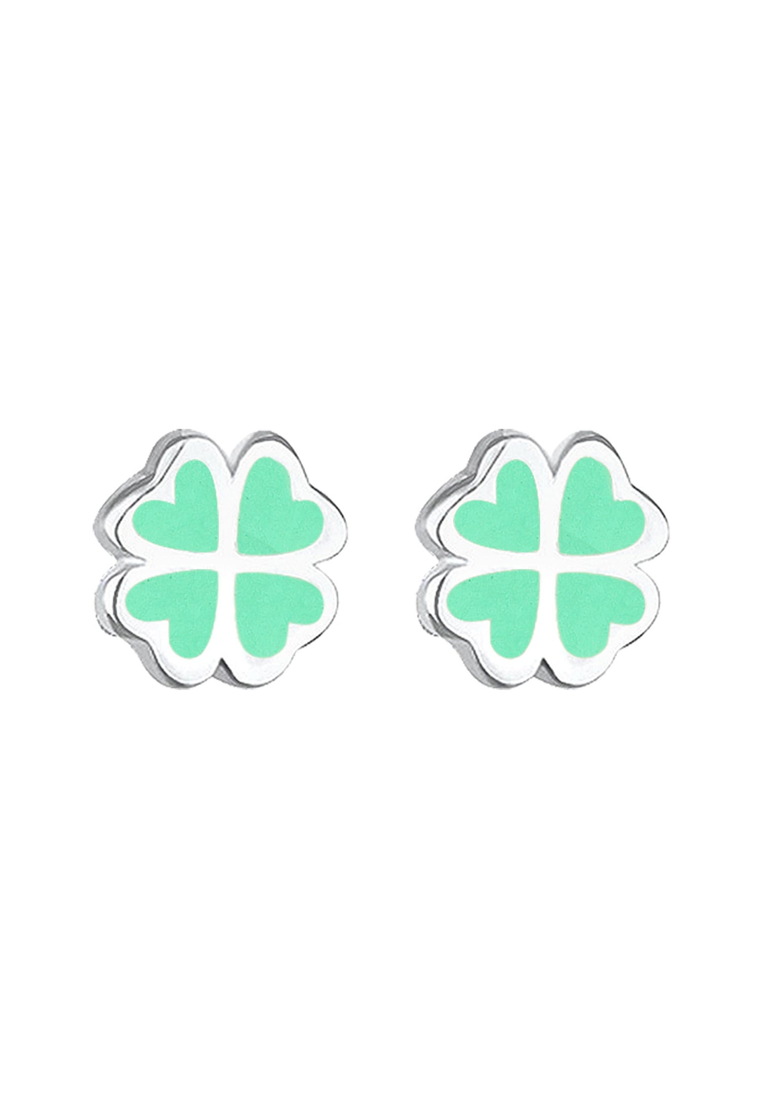 Elli Paar Ohrstecker »Ohrringe Ohrstecker Kinder Kleeblatt 925 Sterling Silber«