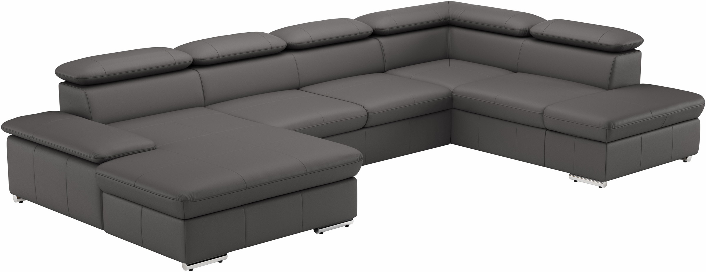 sit&more Wohnlandschaft »Valantine U-Form«, inkl. Kopf- und Armteilverstellung, wahlweise mit Bettfunktion
