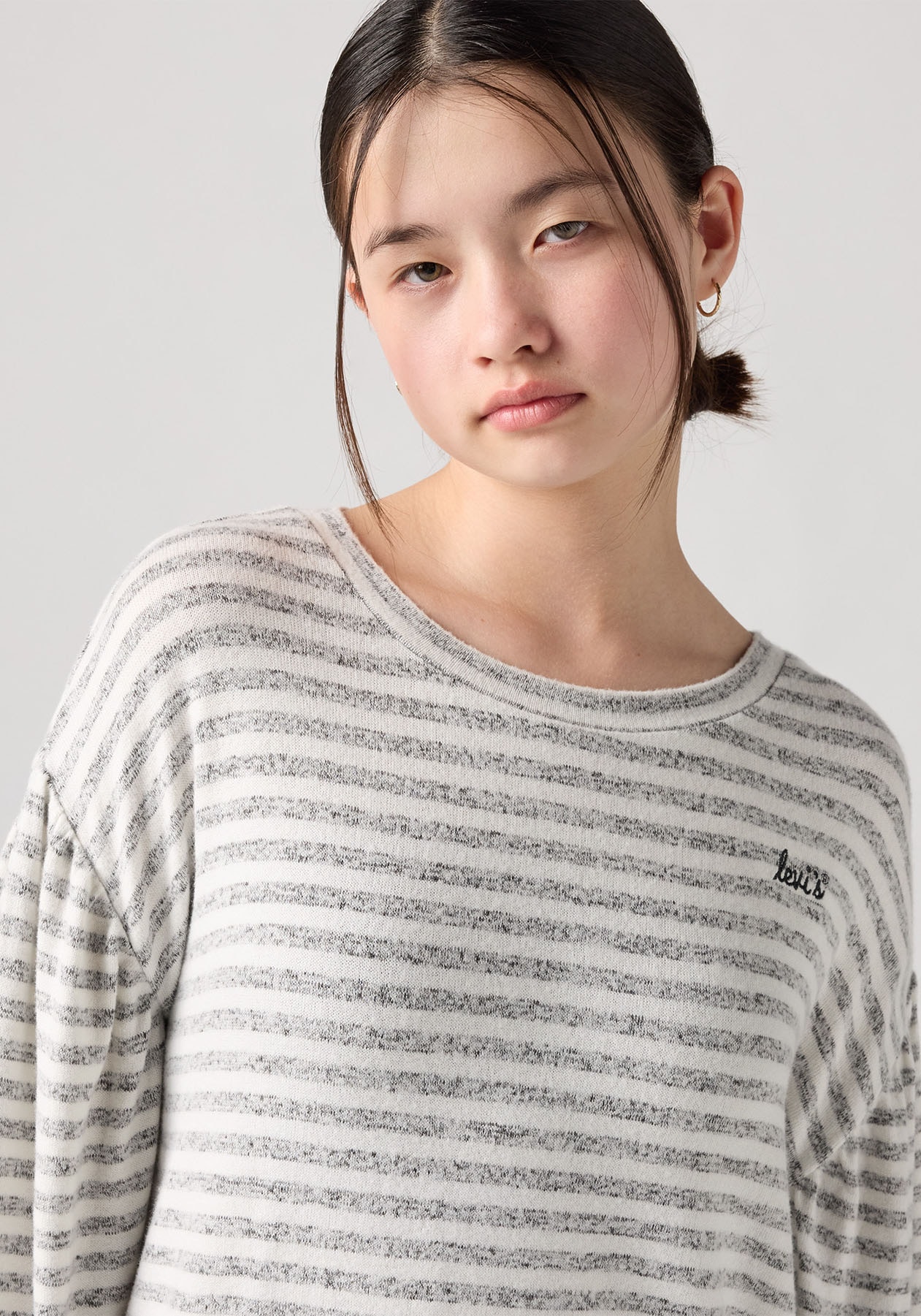 Levi's® Kids Langarmshirt »LVG HACCI STRIPED LS KNIT TOP«, in Ringeloptik, for Girls