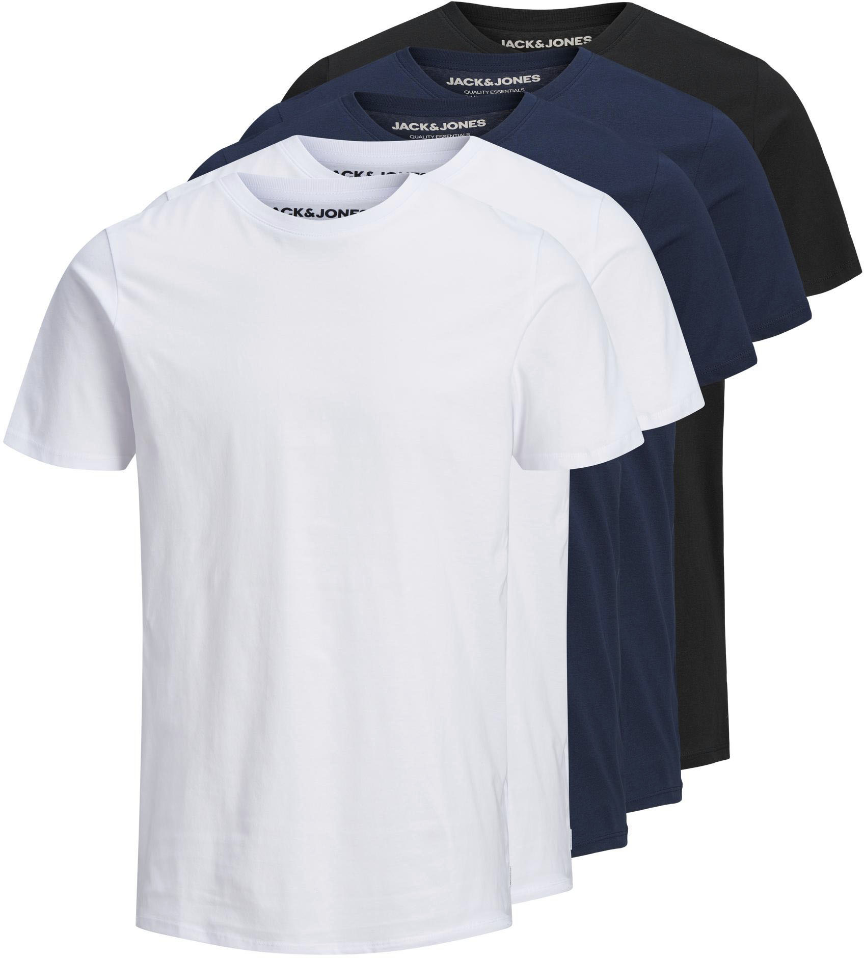 T-Shirt »ORGANIC BASIC TEE«, (Packung, 5 tlg., 5er-Pack)